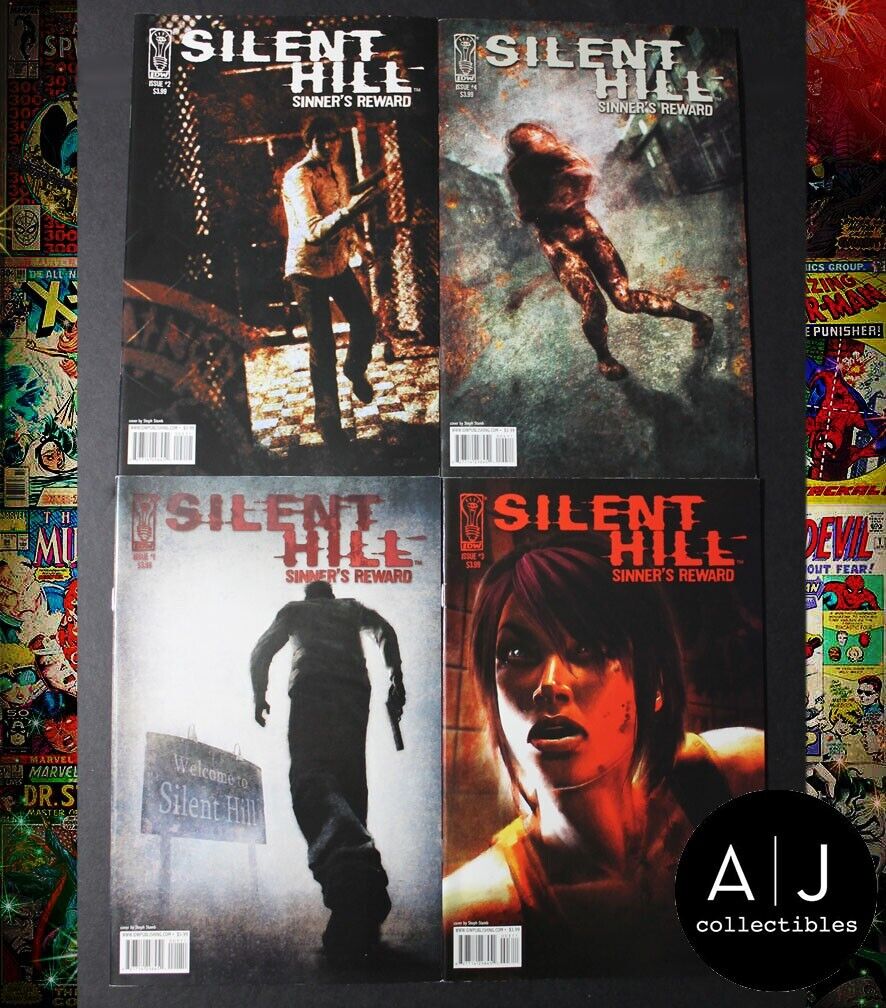 Silent Hill Sinner's Reward #1-4 COMPLETE SET 1 2 3 4 Low Print 2008 IDW