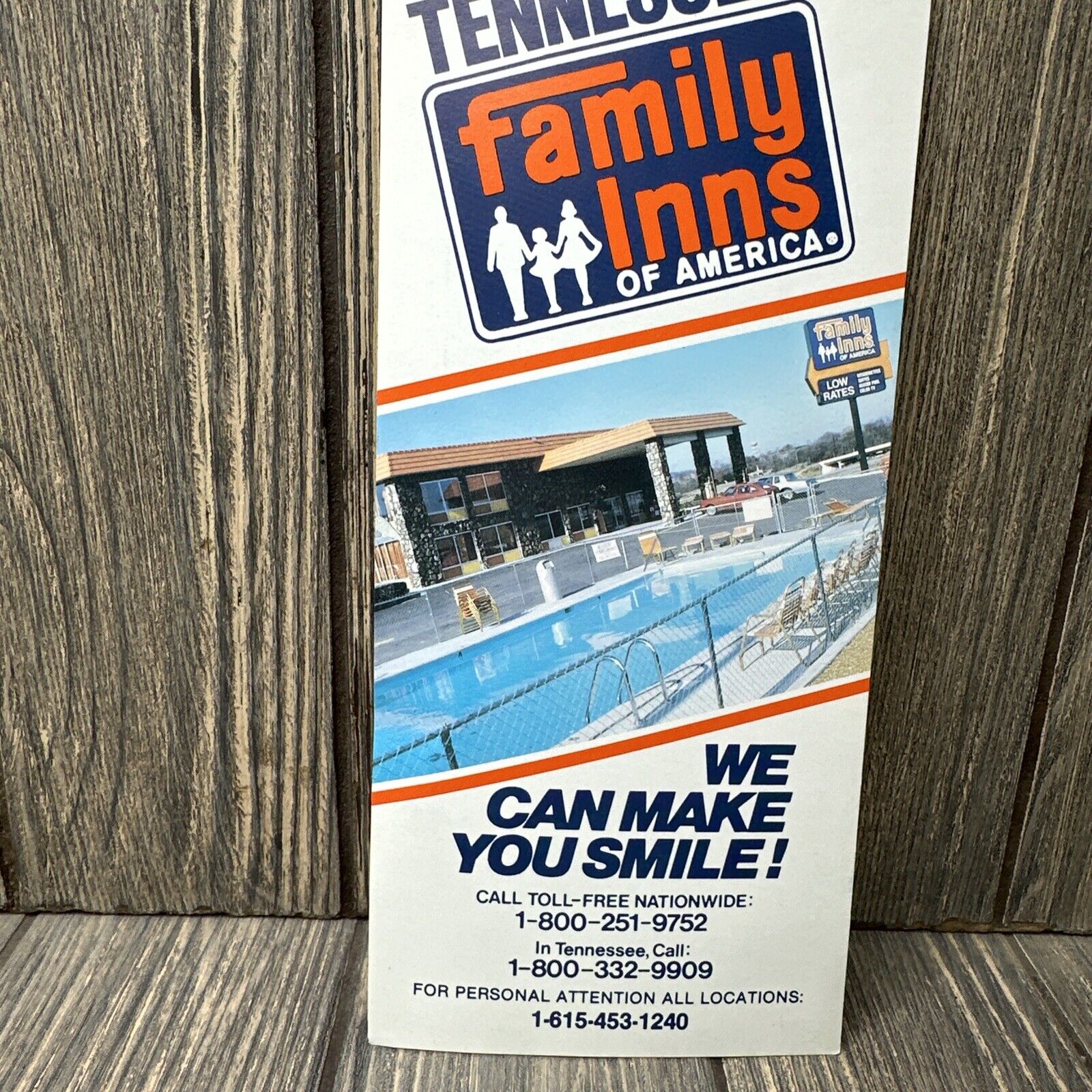 Vintage Tennessee Family Inn's of America Pigeon Forge Brochure