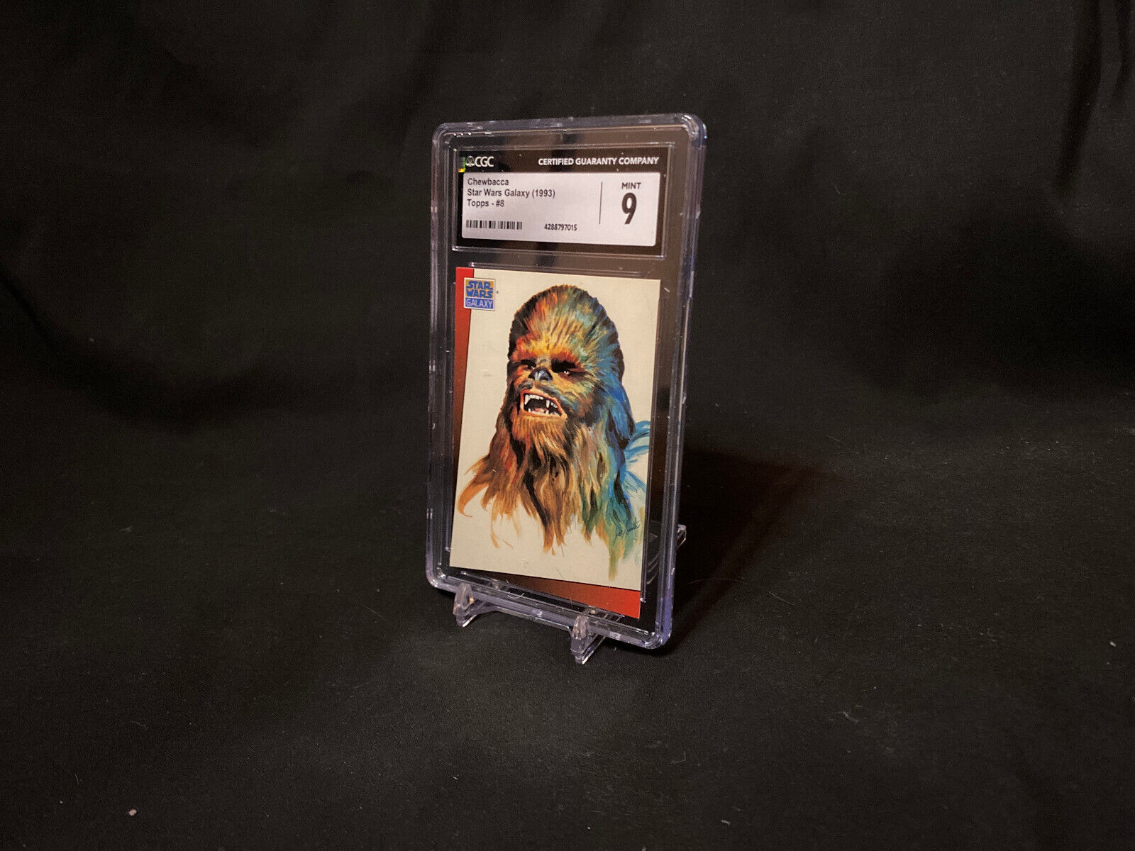 1993 Topps Star Wars Galaxy Chewbacca #8 CGC 9 MINT