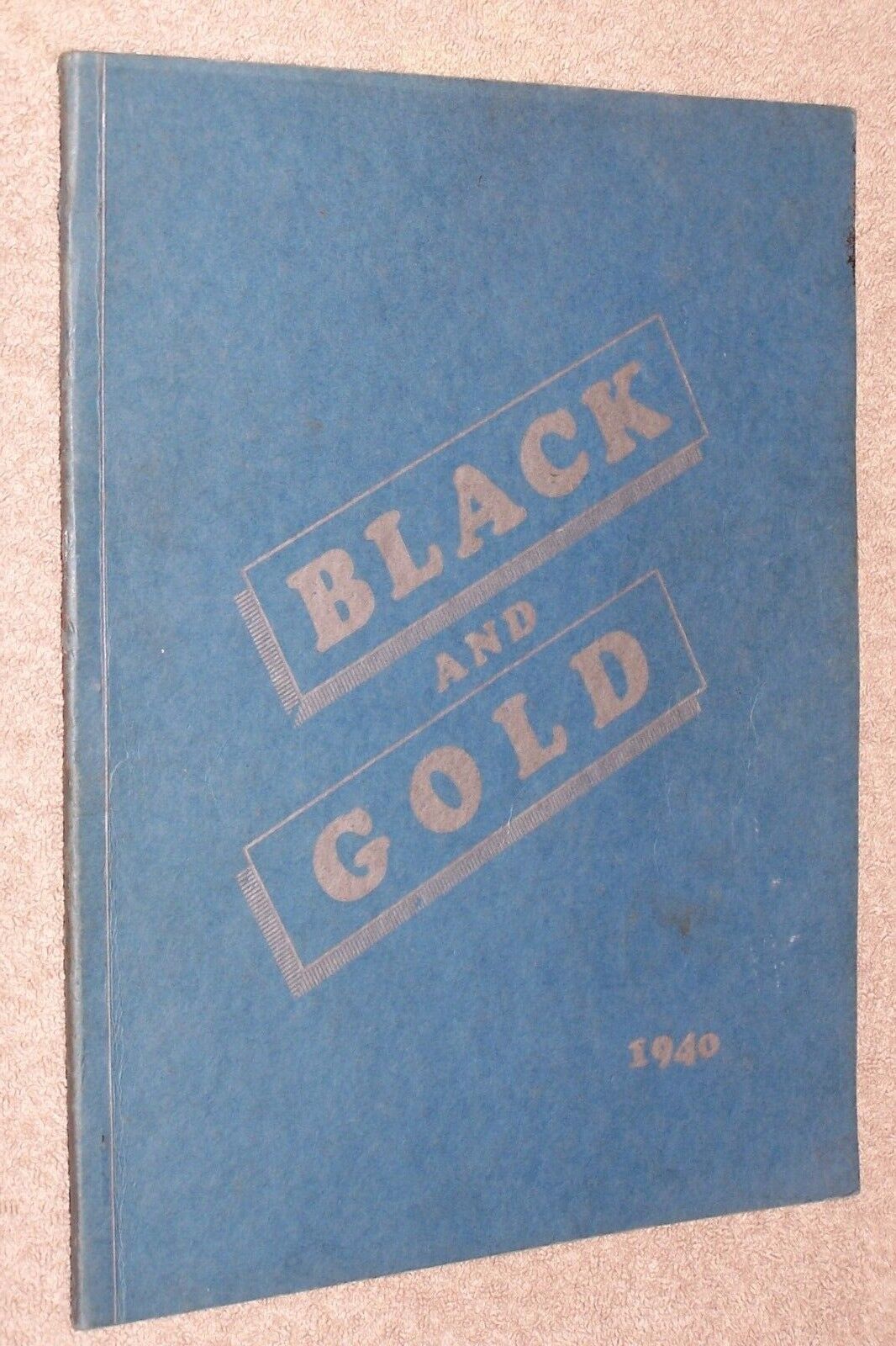 1940 Lambertville High School Yearbook Annual Michigan MI - Black and Gold