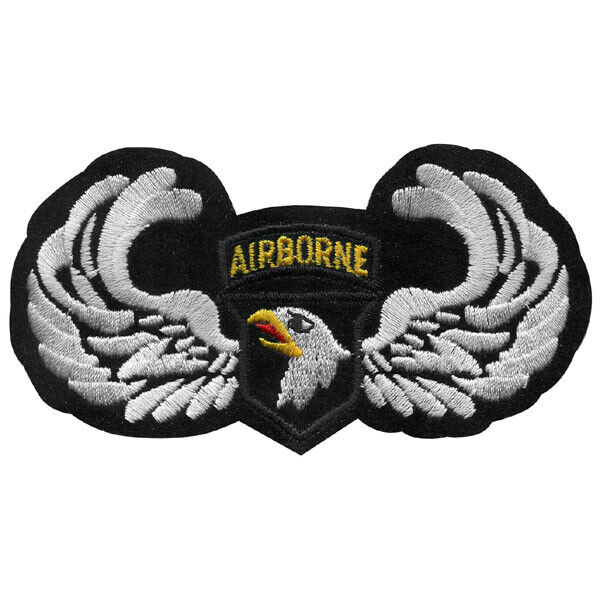 US ARMY 101ST AIRBORNE DIVISION SCREAMING EAGLES WITH WINGS PATCH