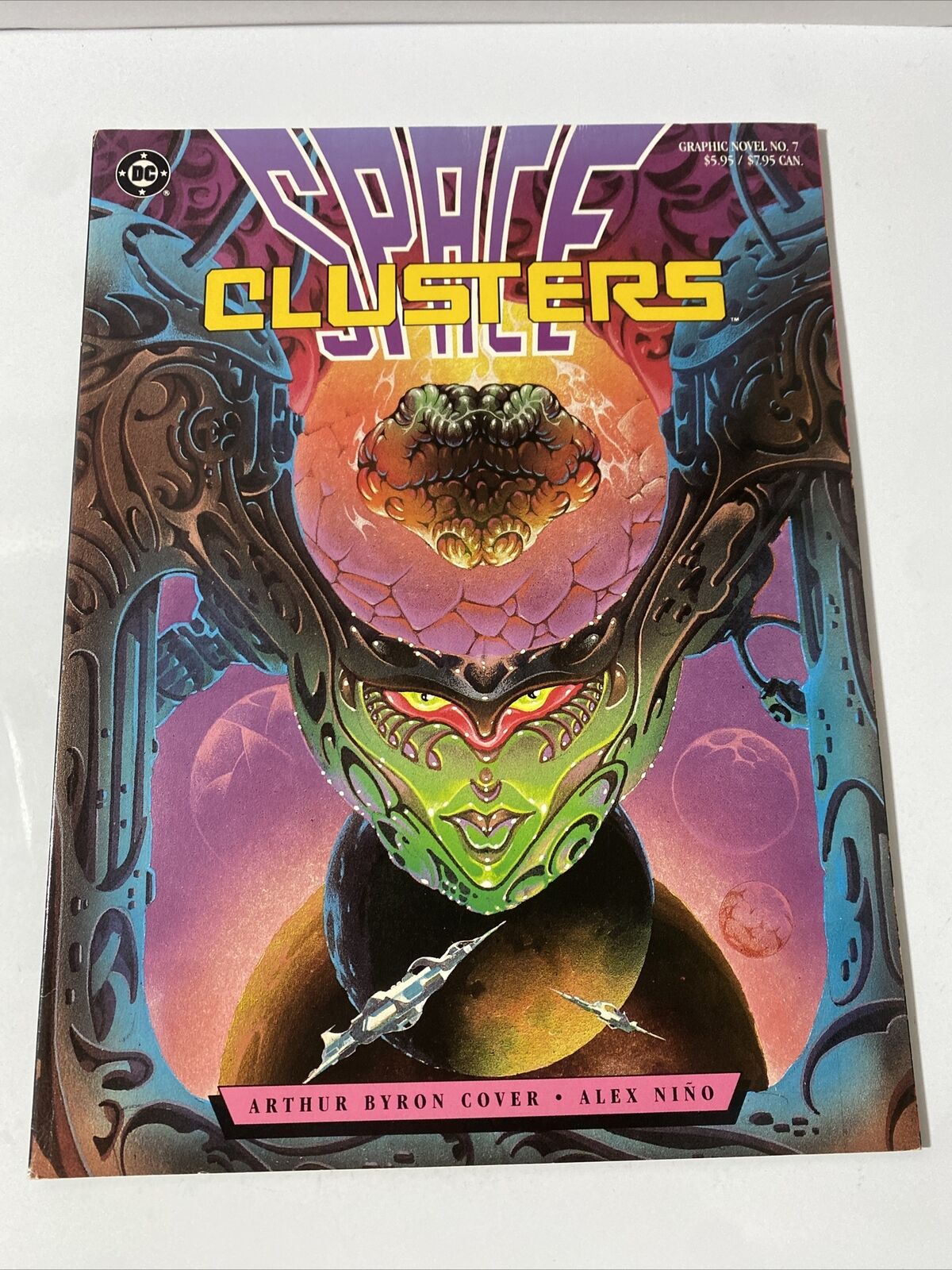 Space Clusters DC Comics 1986 Graphic Novel #7 Arthur Byron Trade Paperback