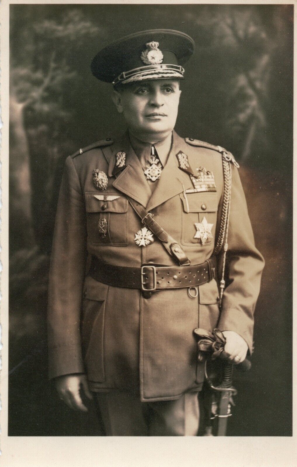 ROMANIA MILITARY PHOTO - ROMANIAN ARMY GENERAL IOAN PETROIANU 1942 CRAIOVA PHOTO