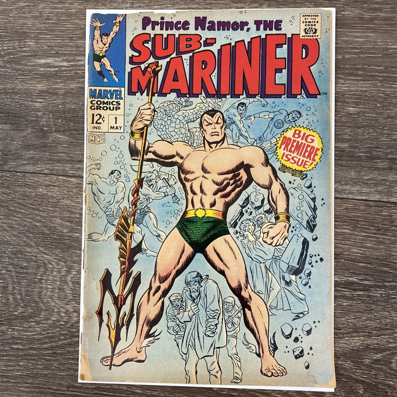  Prince Namor The Sub-Mariner #1 Big Premier Issue May 1968 Marvel Comics