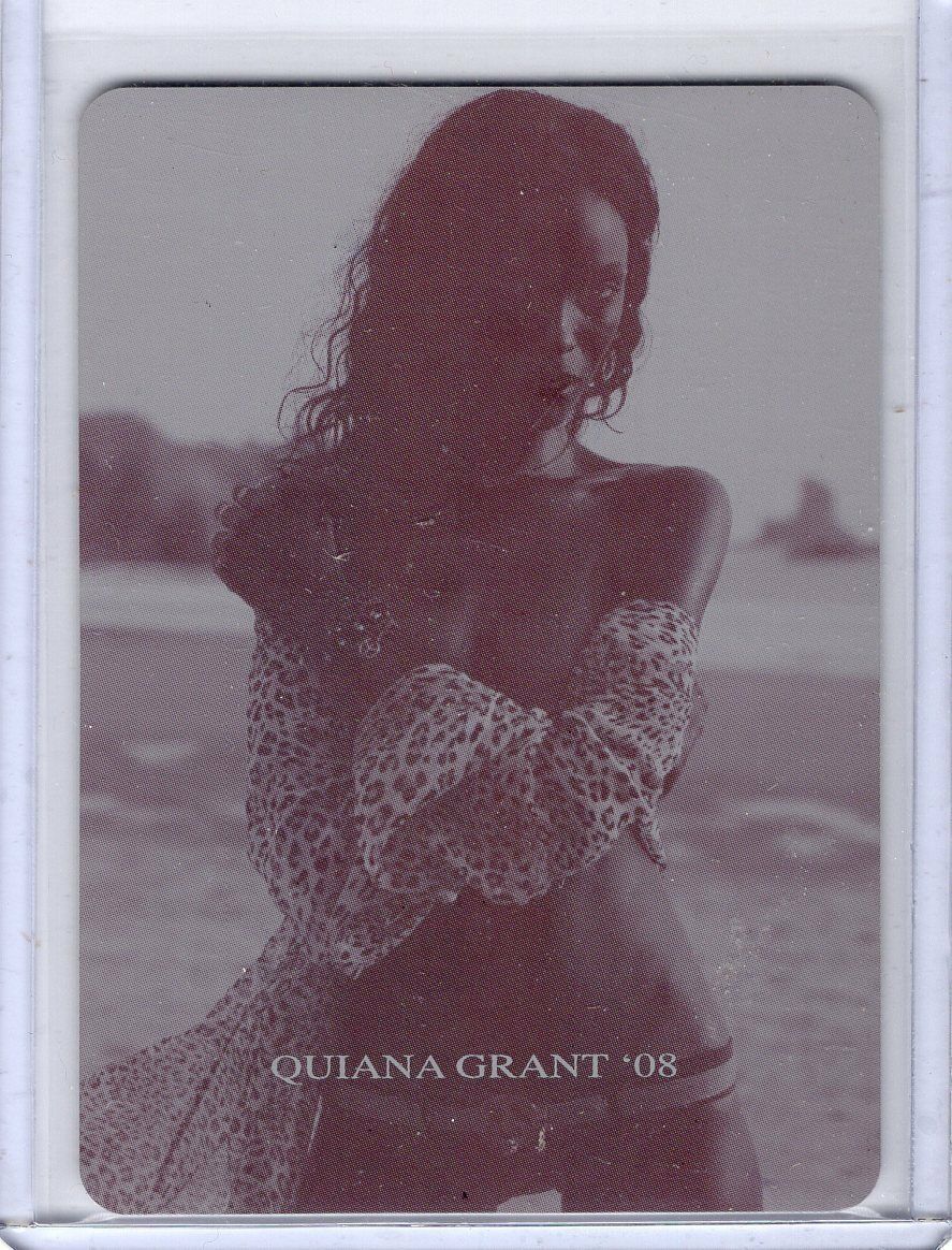 QUIANA GRANT 2008 SPORTS ILLUSTRATED SI SWIMSUIT #R1 MAGENTA PRINTING PLATE 1/1