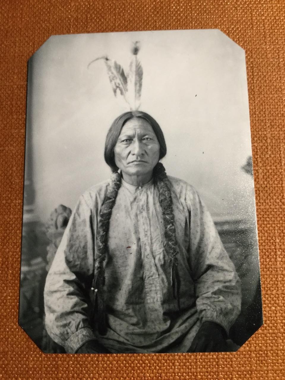 Sitting Bull by D F Barry 1883 Dakota Historical Museum Quality tintype C093RP
