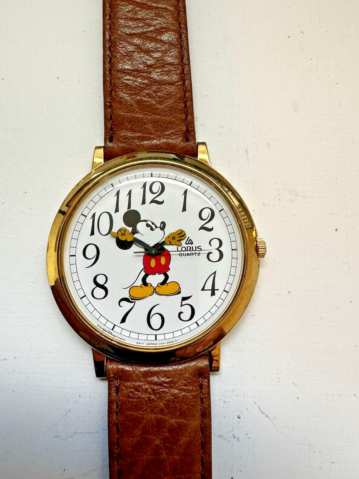 Vintage Lorus Mickey Mouse Musical Watch Superb Condition Great Dial 