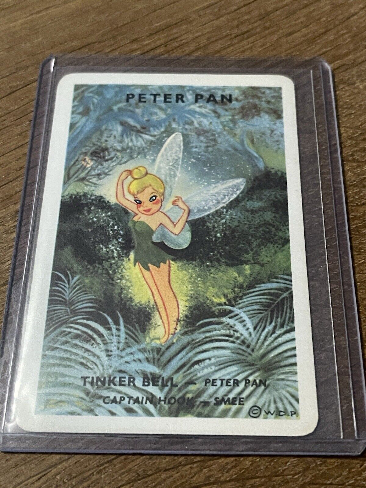 Vintage Rare French Disney 🎥 Card Game Tinker Bell Peter Pan Playing Card RARE