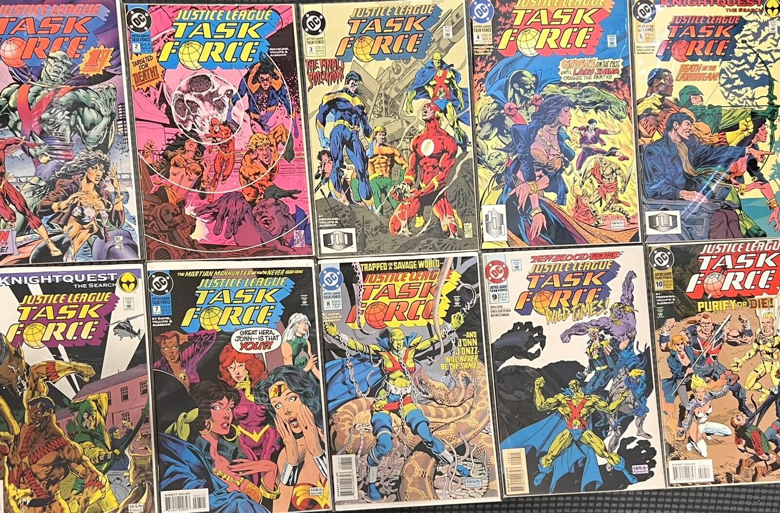 DC Comics - Justice League Task Force Lot -1993-  #1 - #10