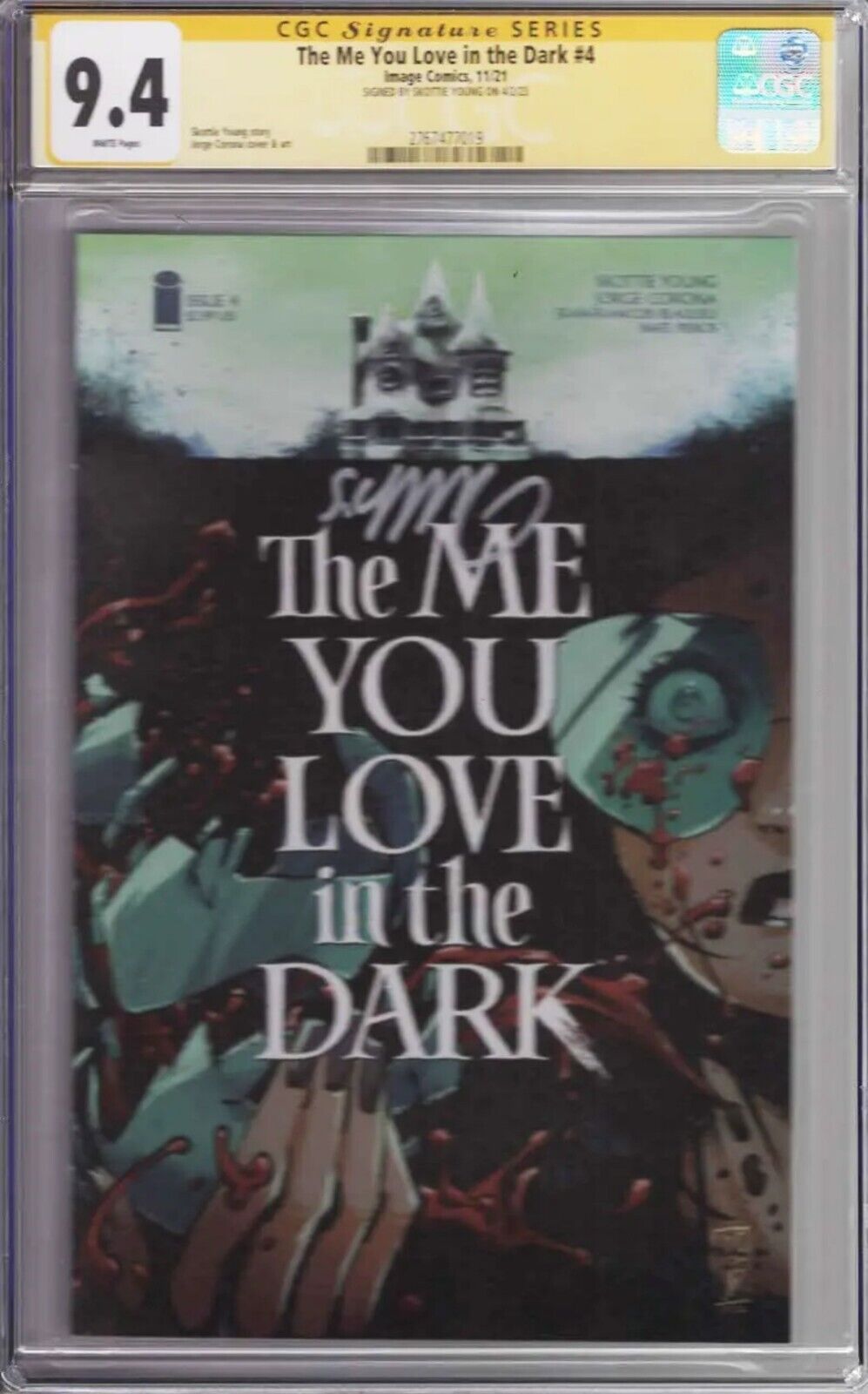 The Me You Love in the Dark #4 CGC SS 9.4 Signed by Skottie Young