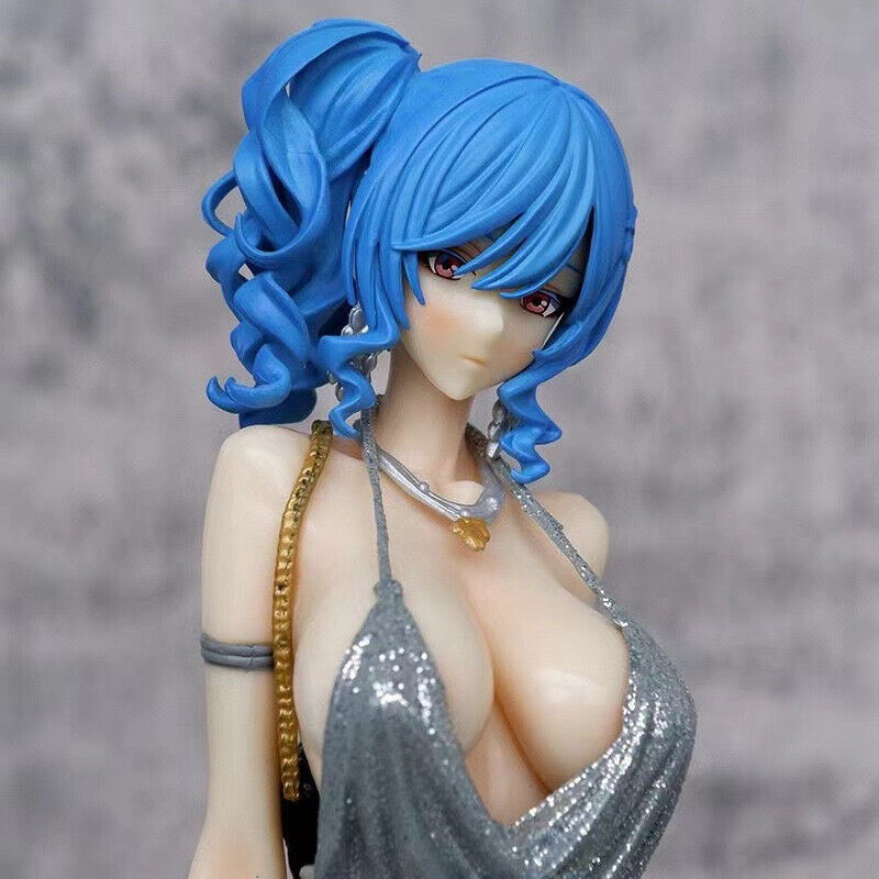 Anime Girl St. Louis 26 cm  blue dress PVC model decoration Figure doll toy