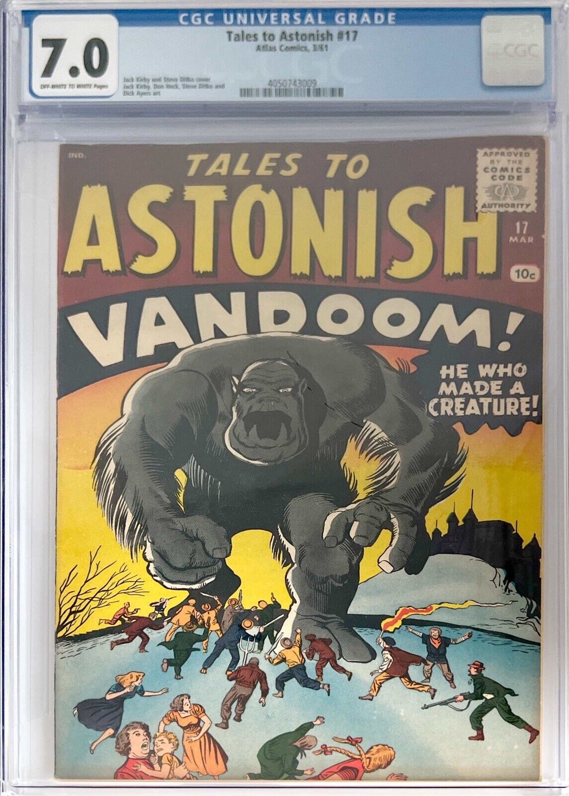 Tales To Astonish #17 Atlas Comics, 3/61