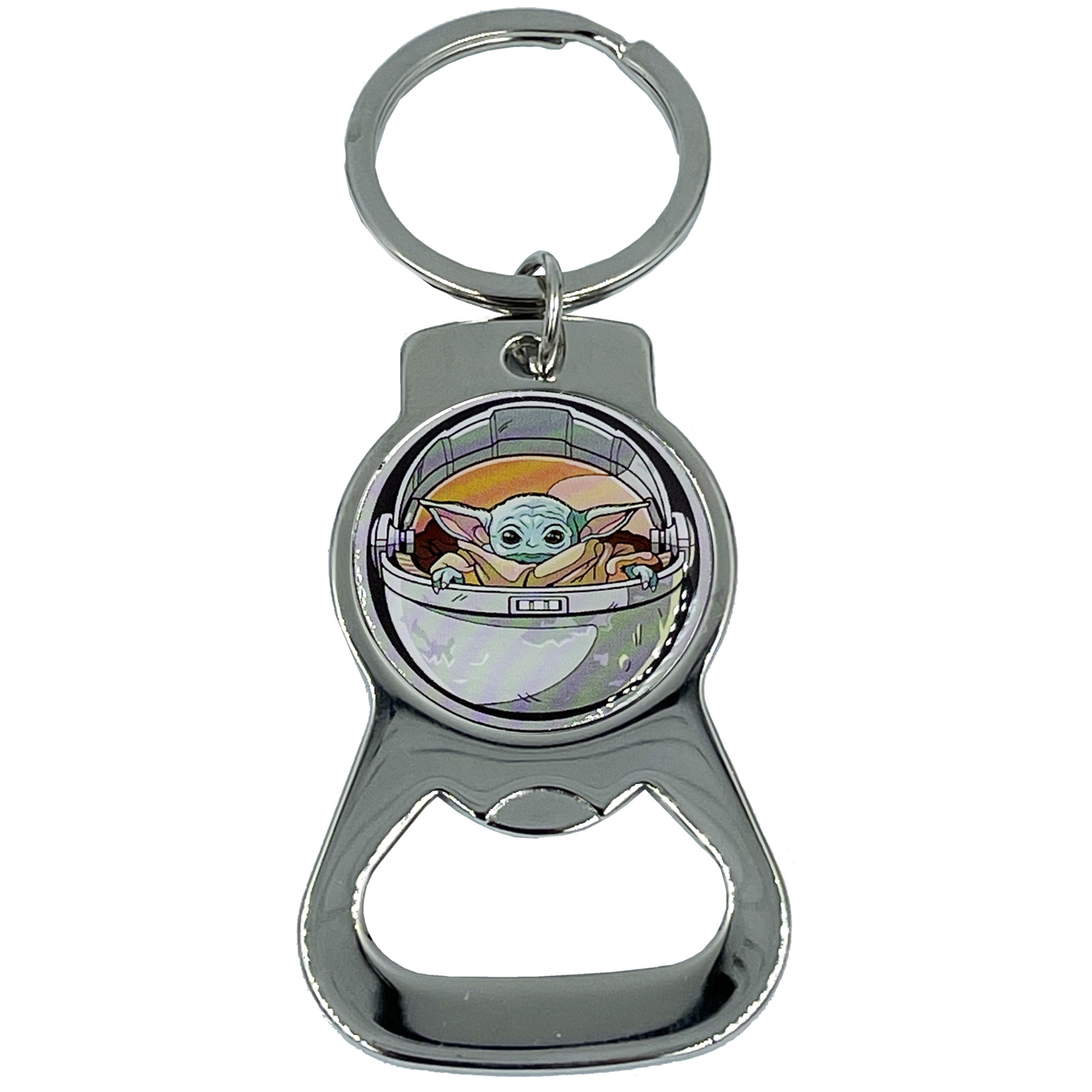 This is the Way Keychain Bottle Opener The Child inspired by Star Wars Mandalori