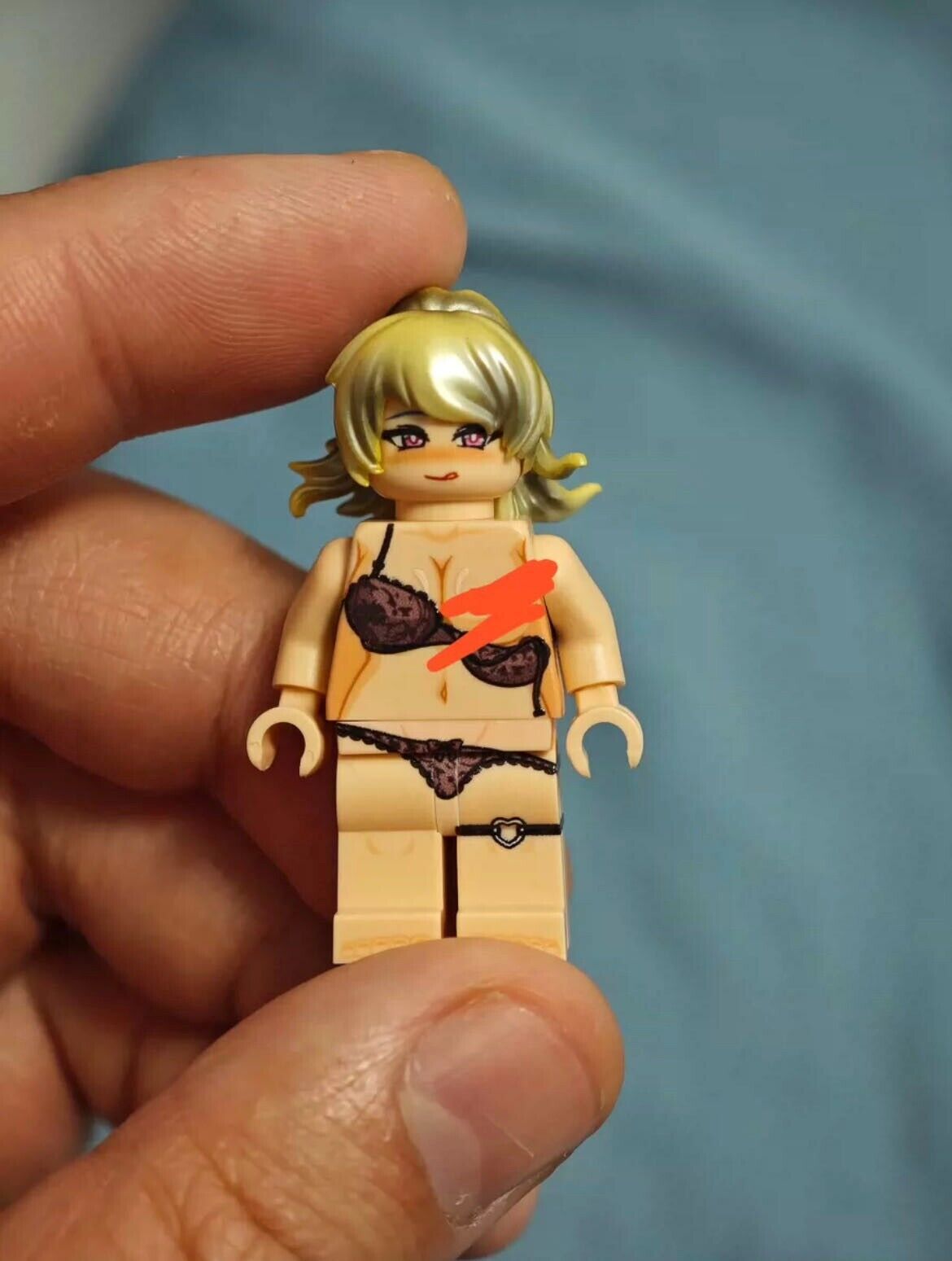 custom minifigure mini brick 3th party  Pretty girl lingerie edition