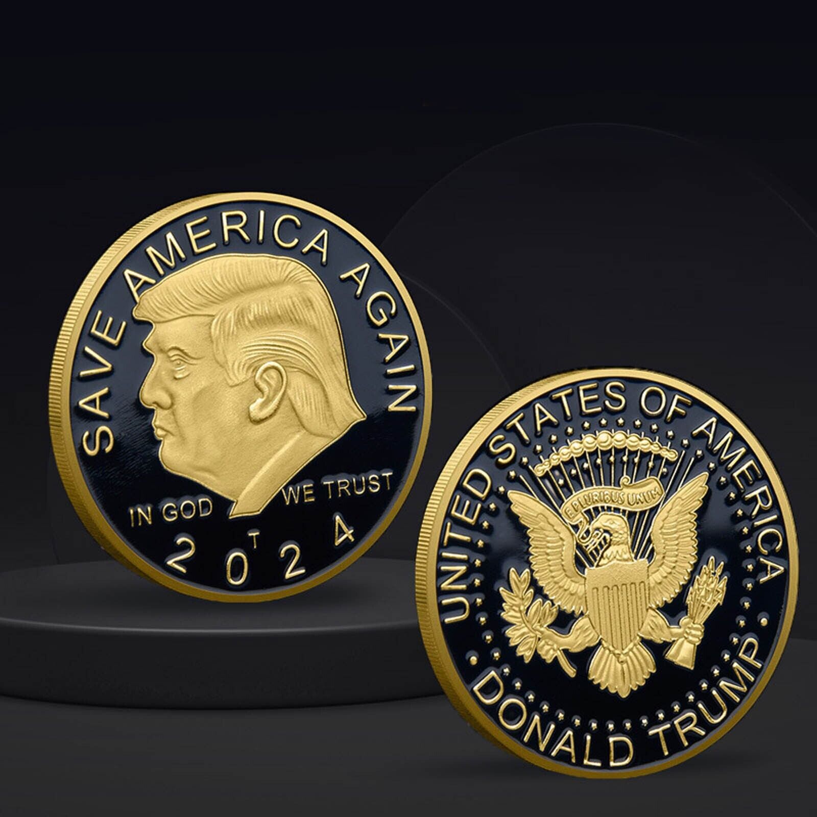 2024 President Donald Trump EAGLE Commemorative Coin Save America Again