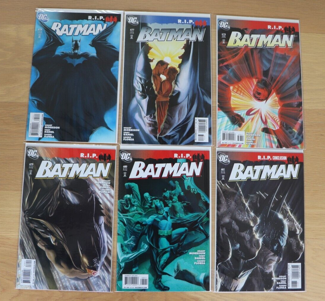 BATMAN # 676-685 - BATMAN R.I.P. + LAST RITES