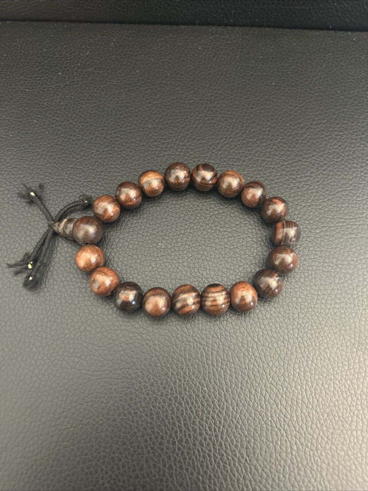 Brown Bone Wrist Prayer Beads Vintage