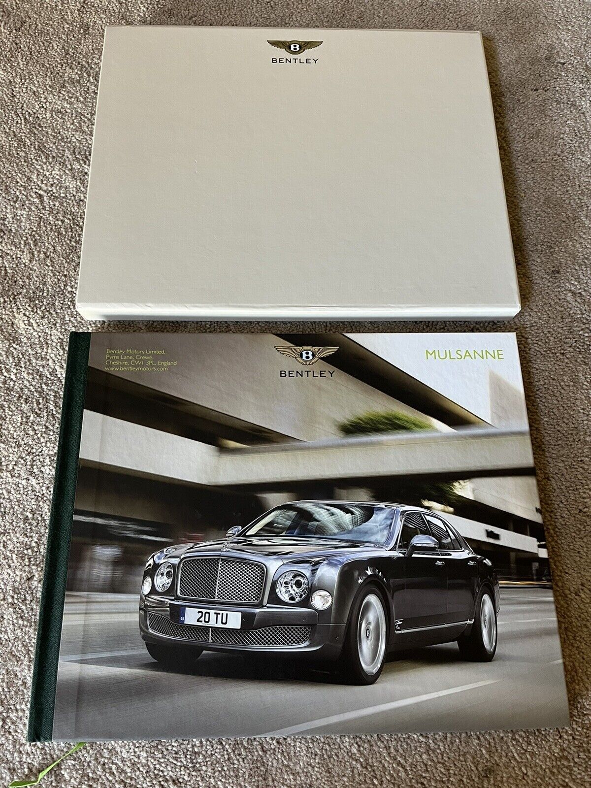 Bentley The Mulsanne Range 2012 Hardcover Book In Original Case