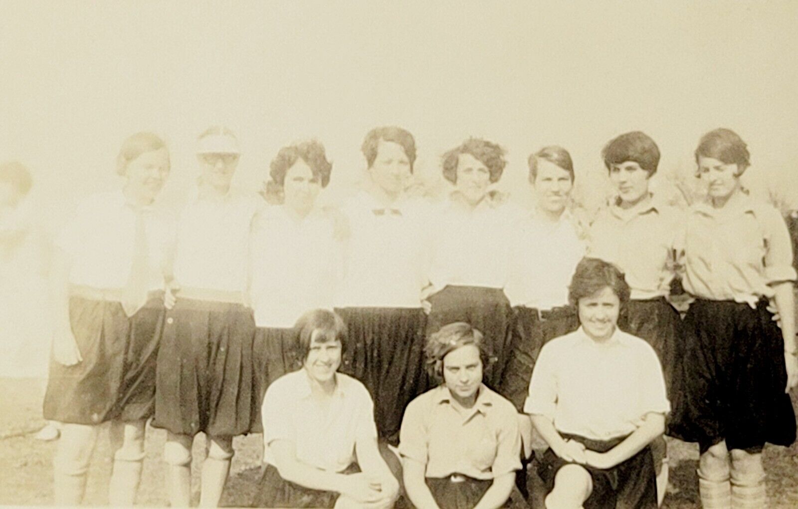 Rare c1924 Florida State College For Women Basketball Team - Early FSU Sports