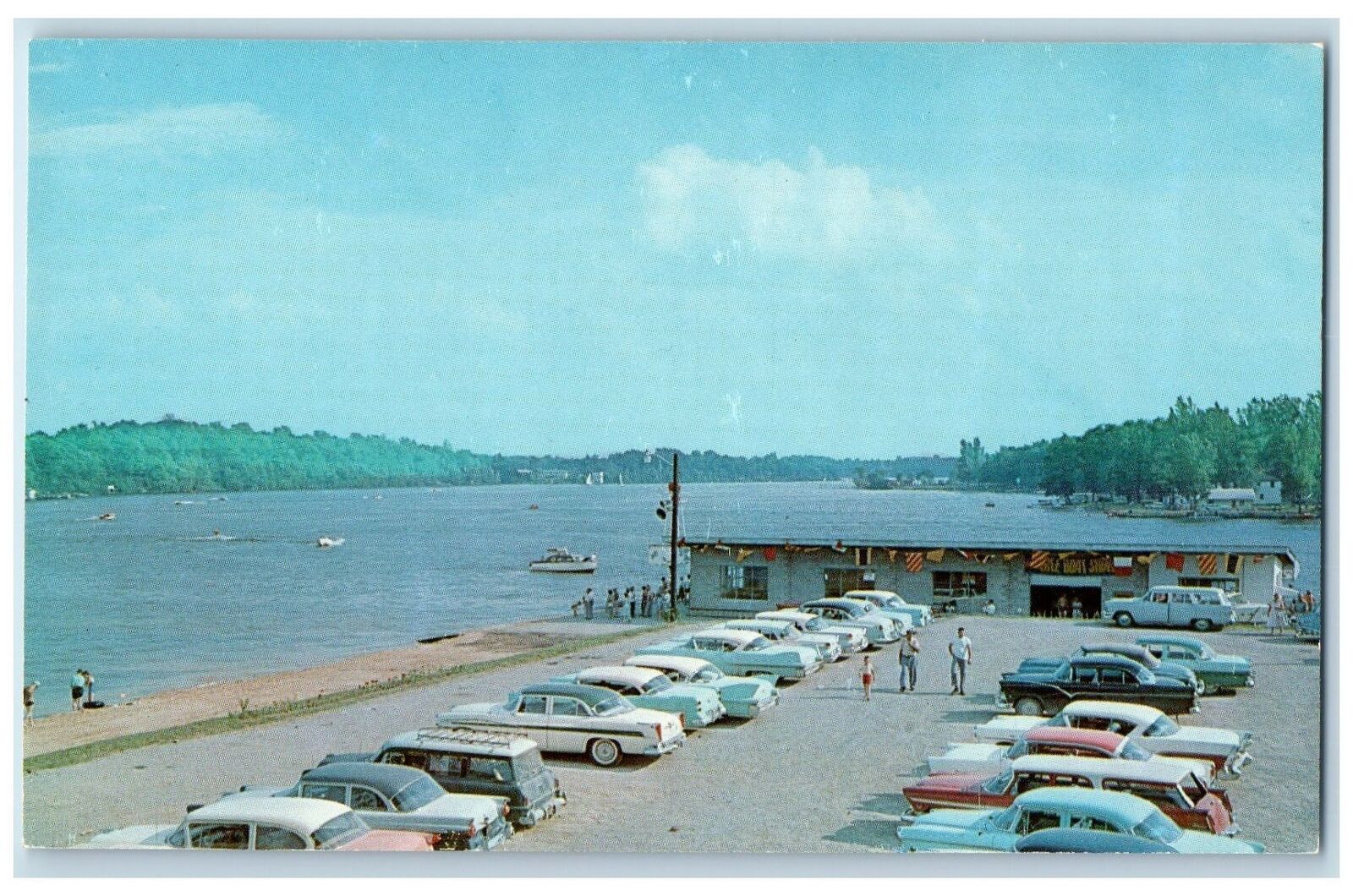c1960's Lake Shafer From Tall Timbers Monticello Indiana IN Unposted Postcard