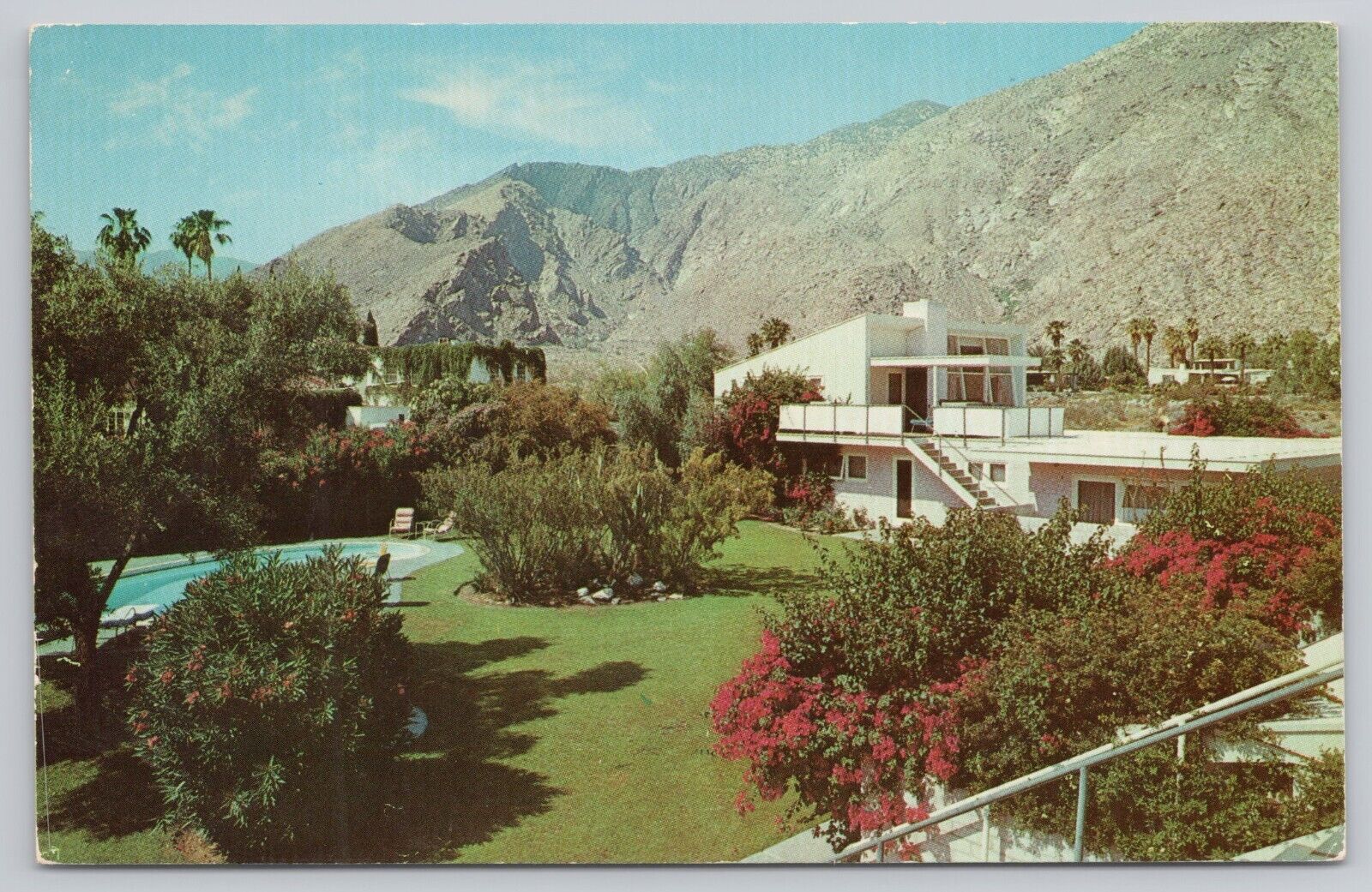 Palm Springs California, The Colony Studio Bungalows & Rooms, Vintage Postcard