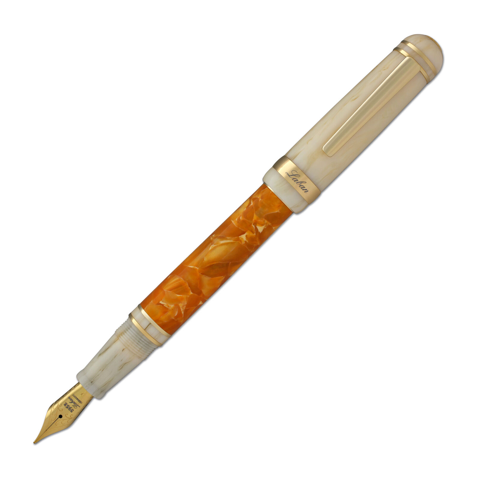 Laban 325 Fountain Pen in Sun Orange - Medium Point - NEW in box
