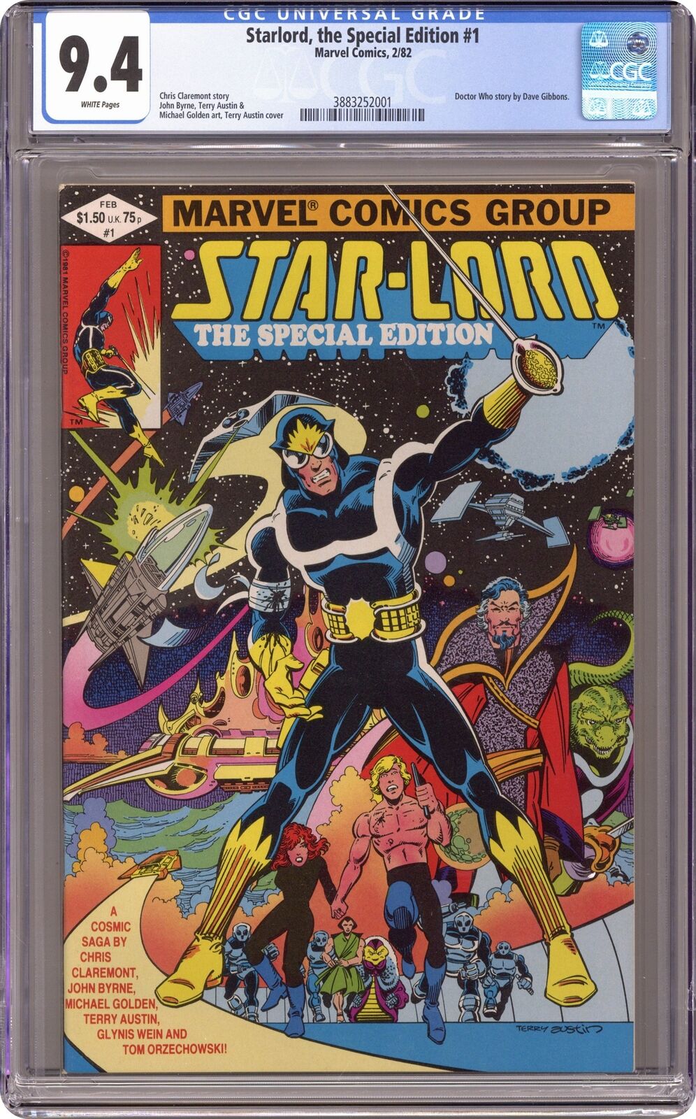 Starlord The Special Edition #1 CGC 9.4 1982 3883252001