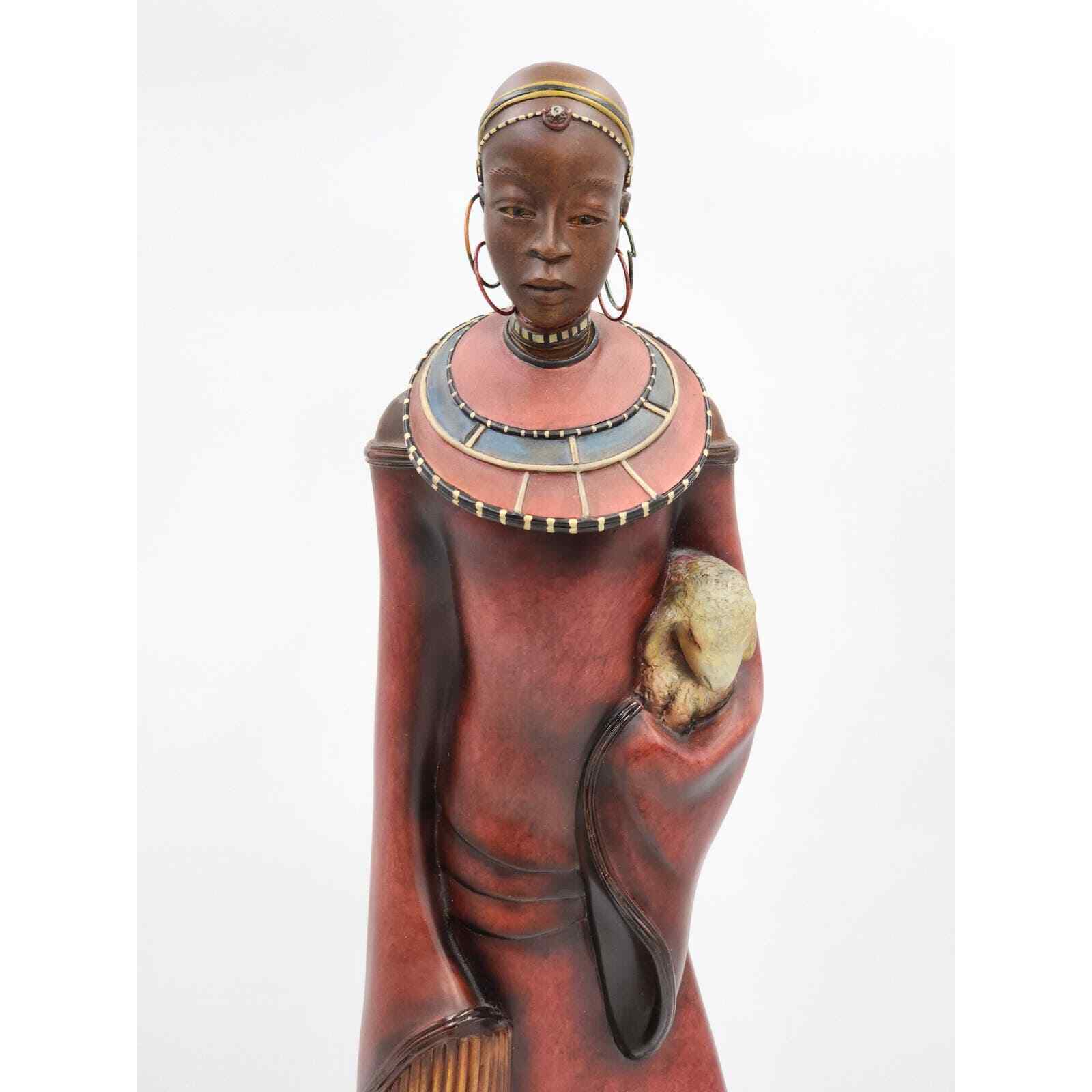 Stacy Bayne Africa Sculpture Village Life Dafina Gift Treasure Patina Tribal 21