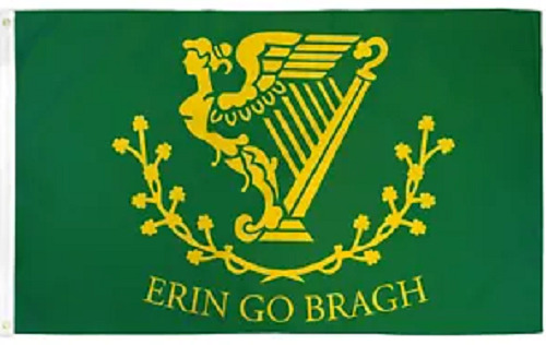 ERIN GO BRAGH HISTORICAL 3'X5' POLY FLAG 100D