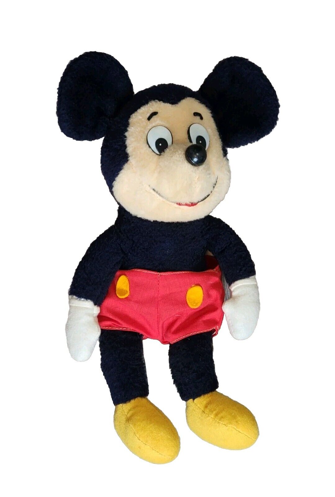 Vintage 1960s Knickerbocker Mickey Mouse Walt Disney Productions Plush 16