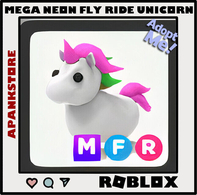 Roblox Adopt Me Mega Neon Fly Ride Unicorn For Sale Celebrity Cars Blog - roblox adopt me pets unicorn mega neon