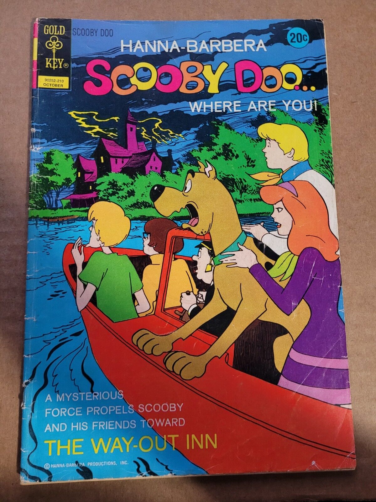 Scooby Doo Where Are You #14 Gold Key Bronze Age 1972 VG-