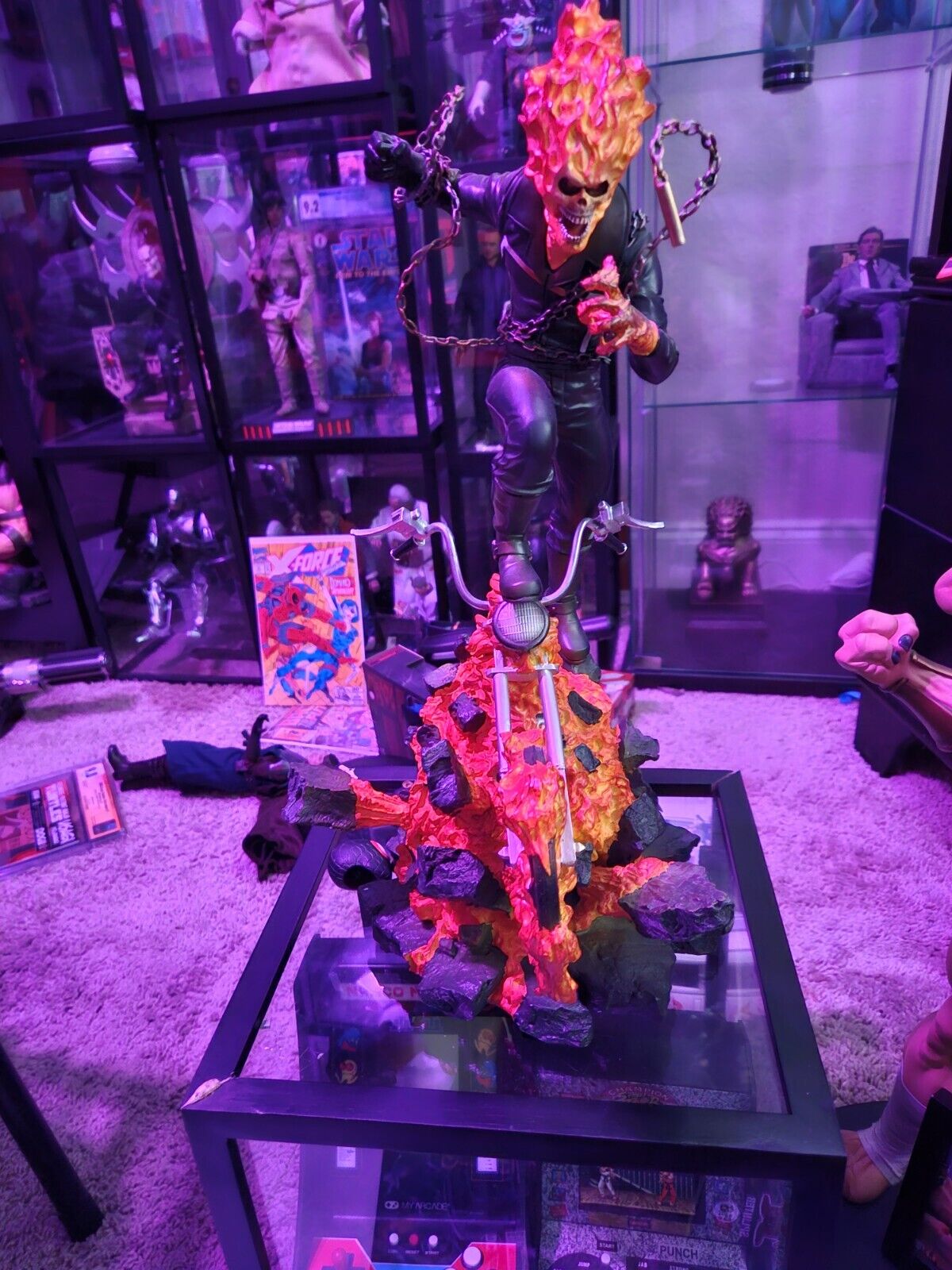 Diamond Select Toys Marvel Milestones: Ghost Rider Resin Statue
