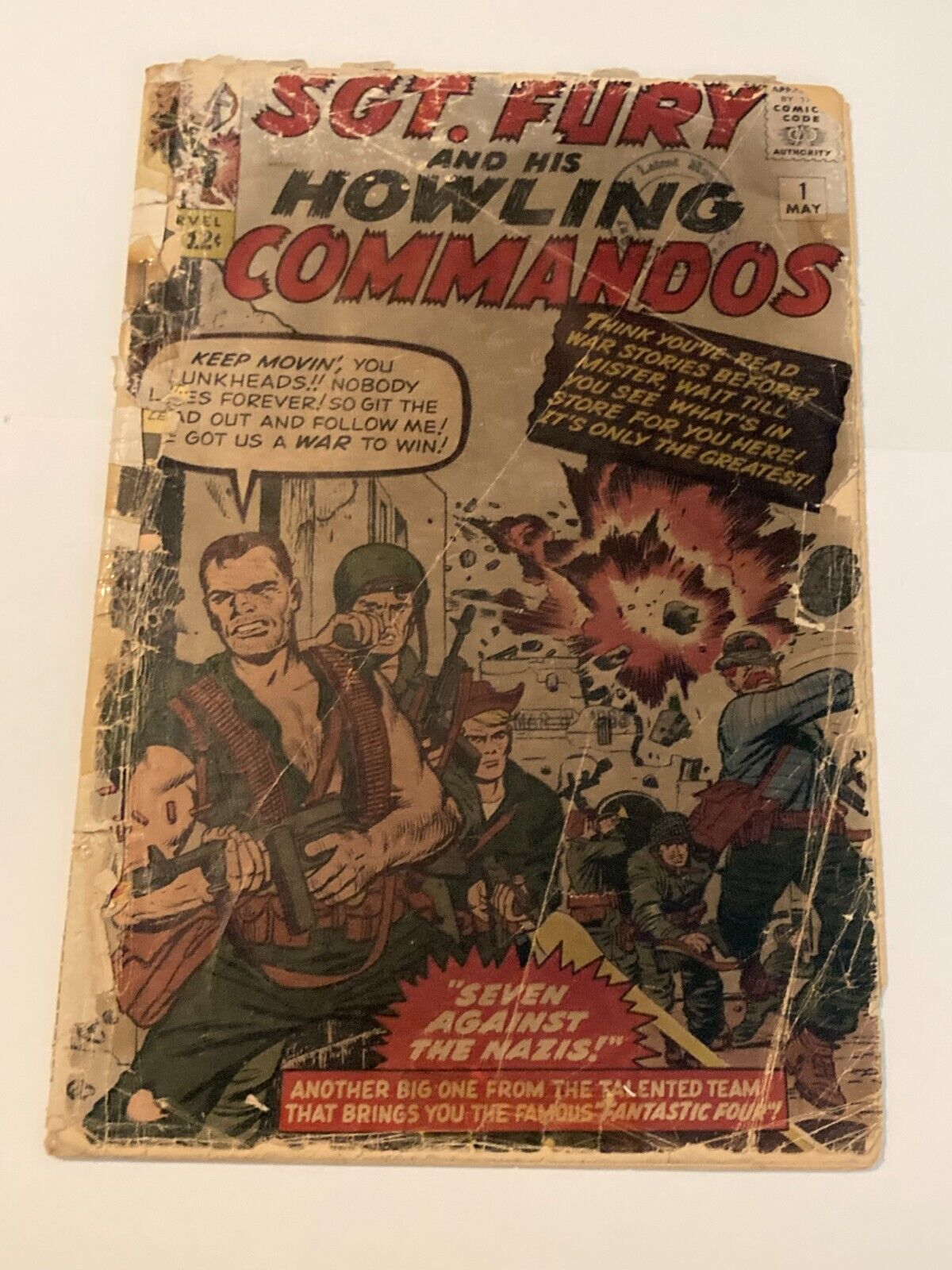 Sgt Fury #1 Marvel Comics 1963 low grade
