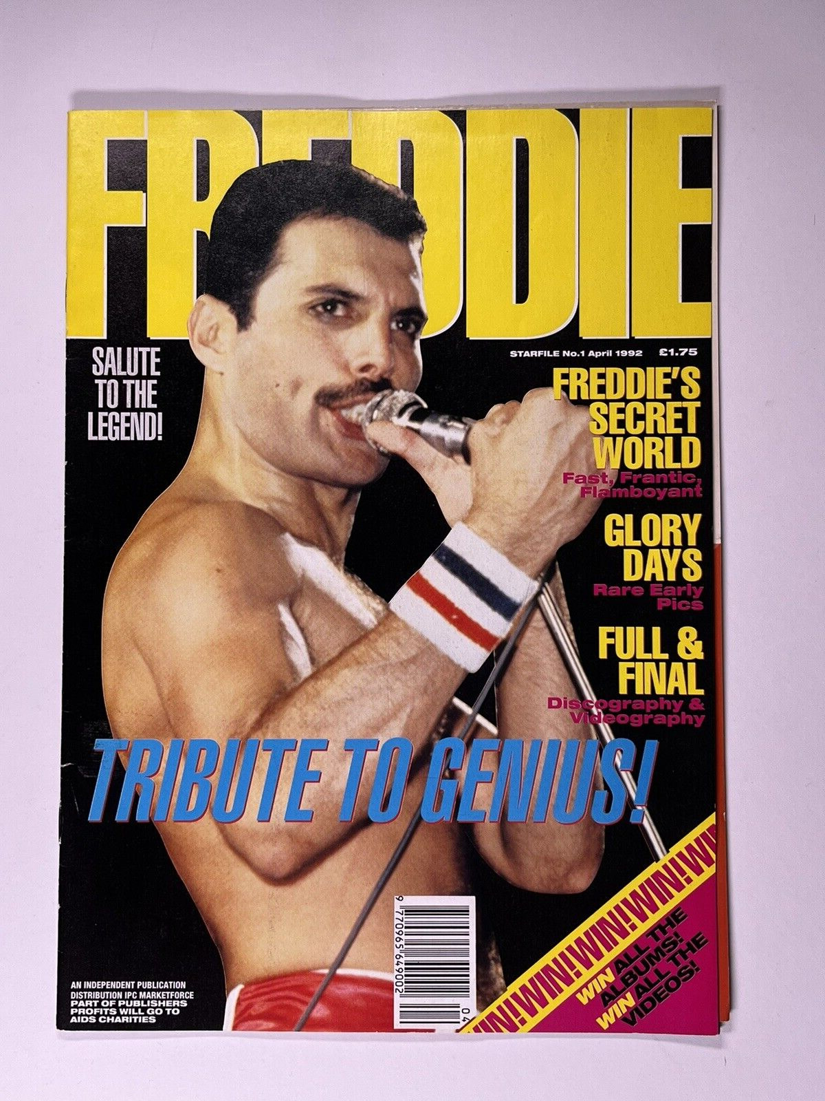 Queen Freddie Mercury Magazine + Poster Original Tribute To The Genius April 92
