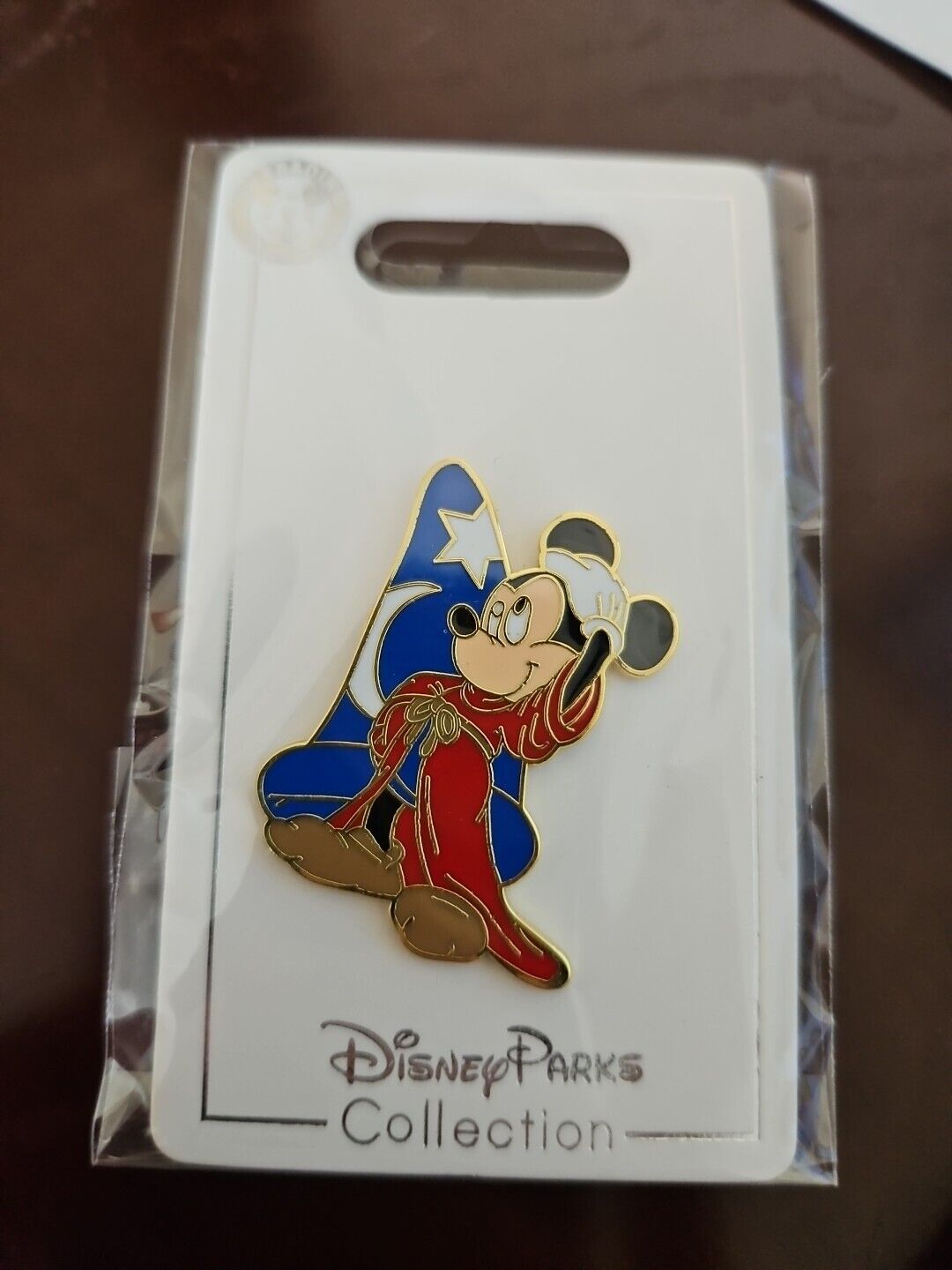 Disney Parks Mickey Mouse Pin Fantasia Authentic Gift Sorcerer Hat New Trading