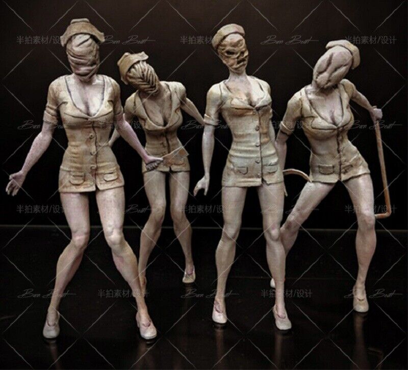 Silent Hill Nurse Unpainted Figure Blank Kit Model GK 15cm Hot Toy New In Stock