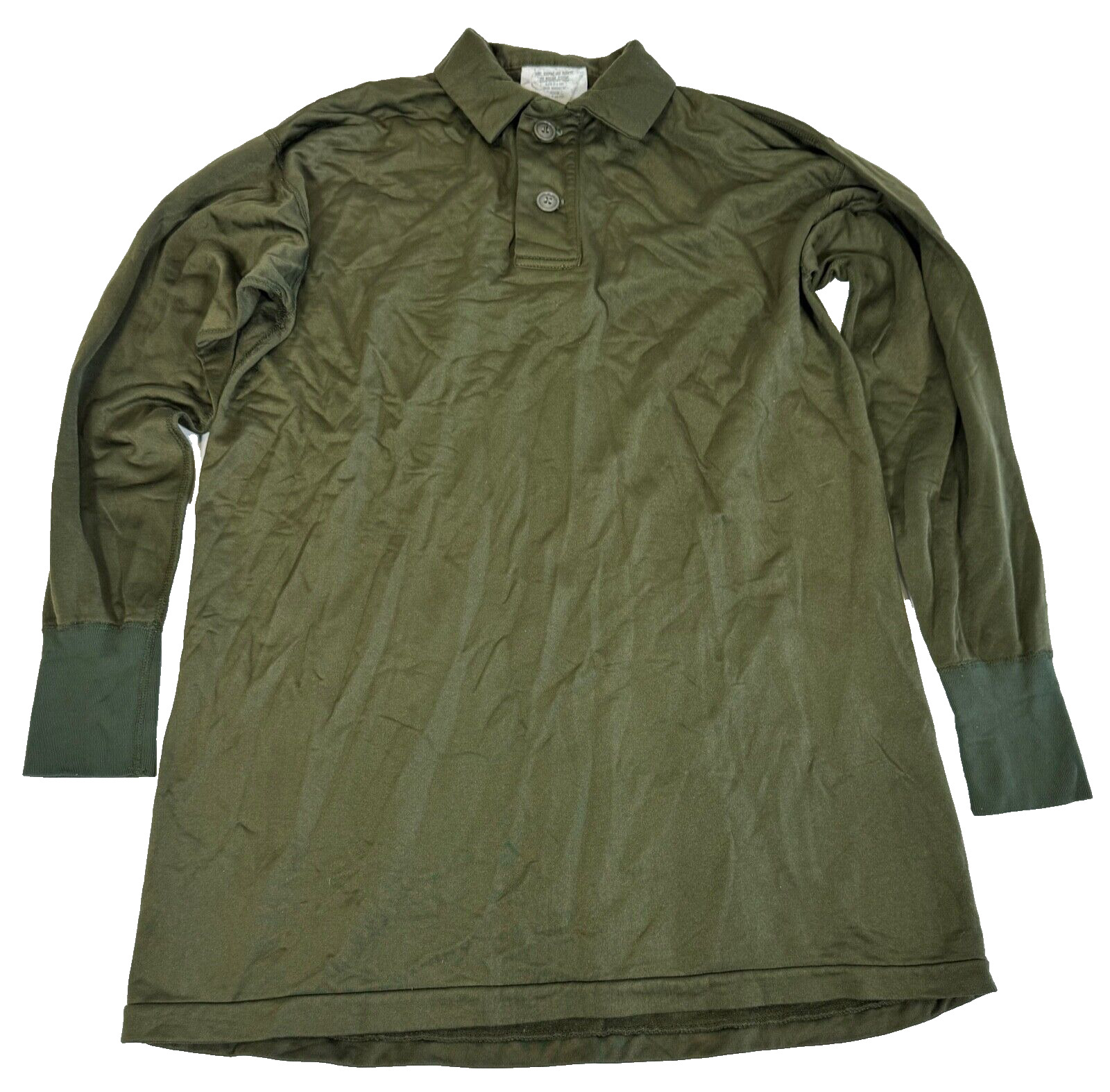 US Army Military Heat Retentive Sleeping Shirt Moisture Resistant Green Medium