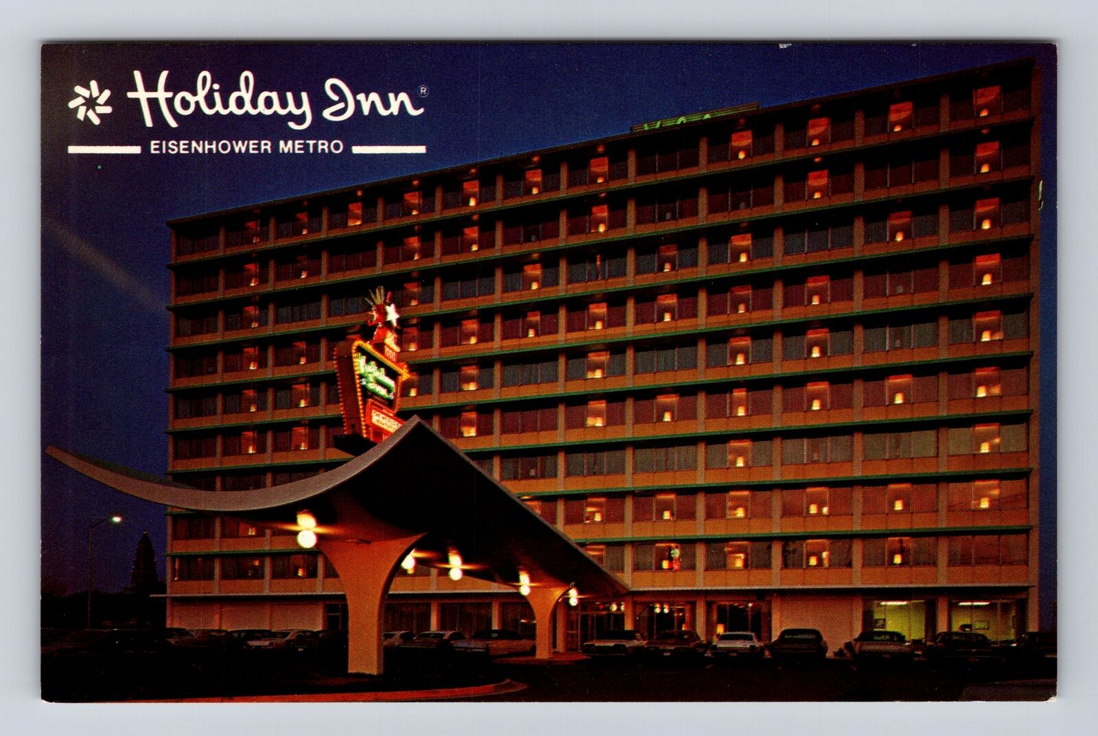Alexandria VA- Virginia, Holiday Inn, Advertisement, Vintage Souvenir Postcard