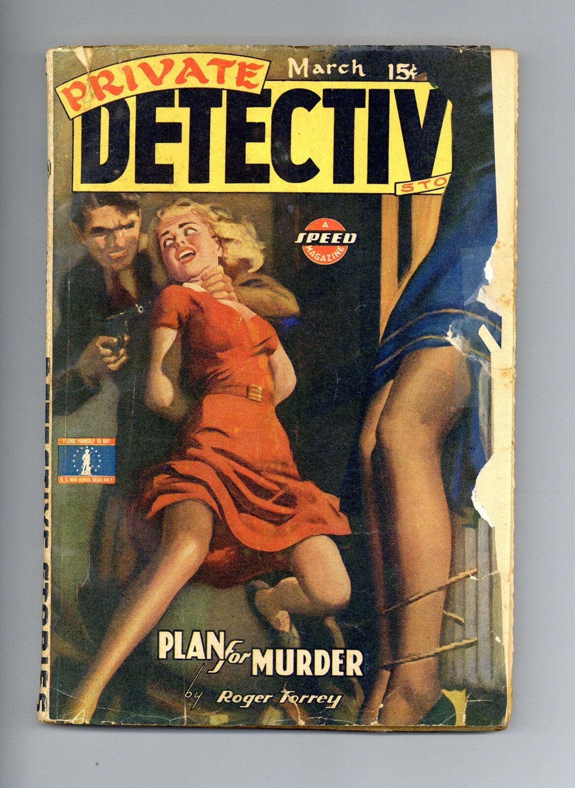 Private Detective Stories Pulp Mar 1943 Vol. 12 #4 GD