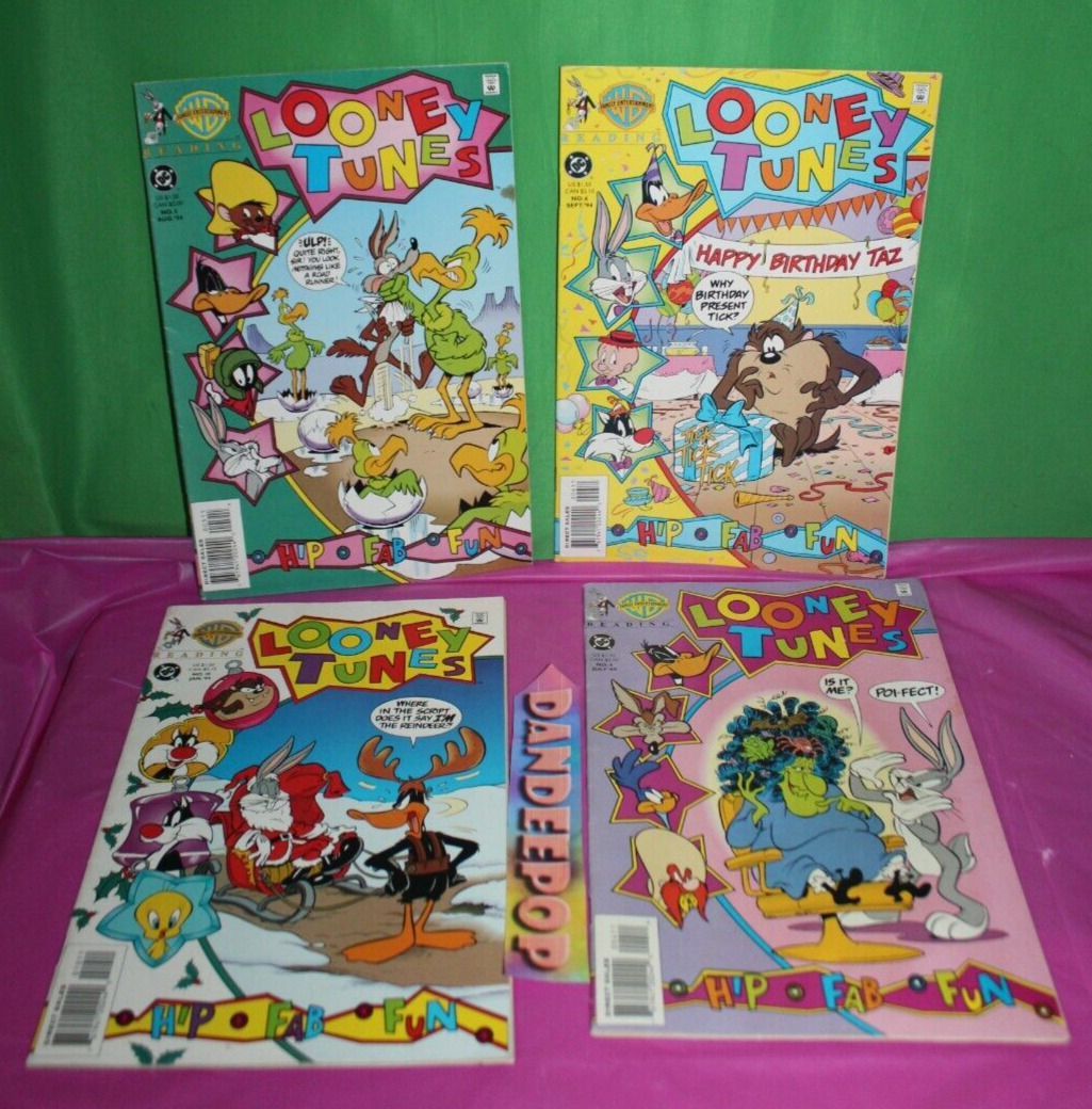 4 Vintage WB Looney Tunes Comic Books 1994 1995