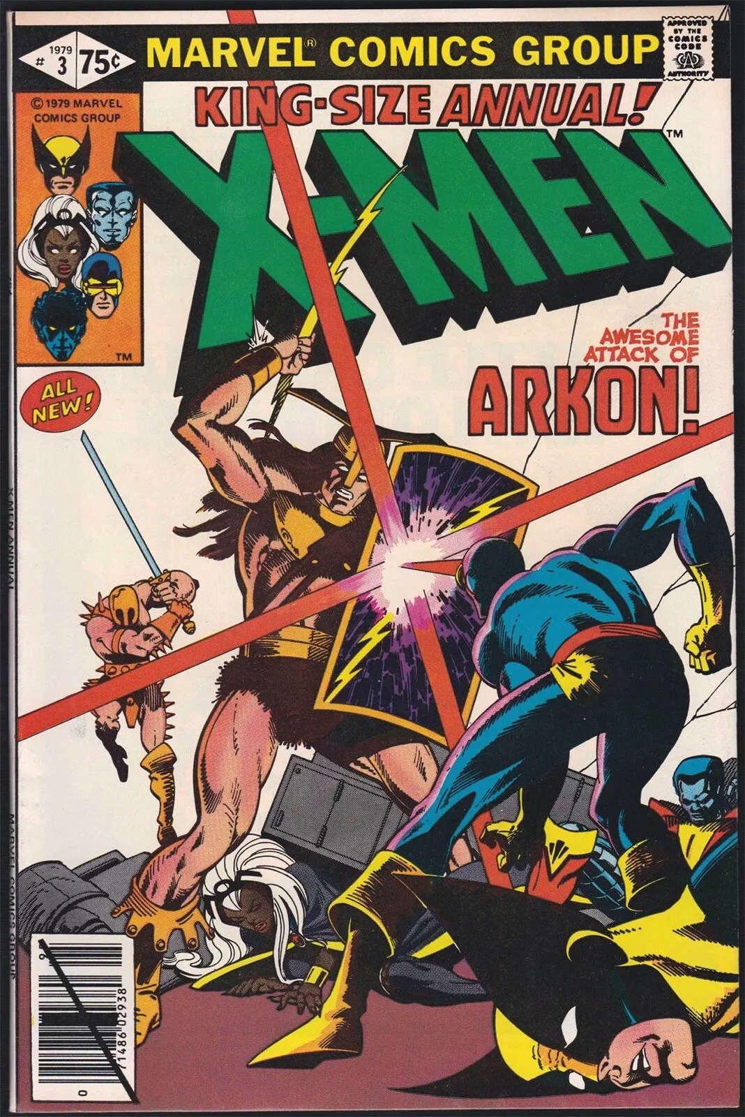 The Uncanny X-Men King Size Annual 3 Attack Of Arkon 1979 Marvel Comics