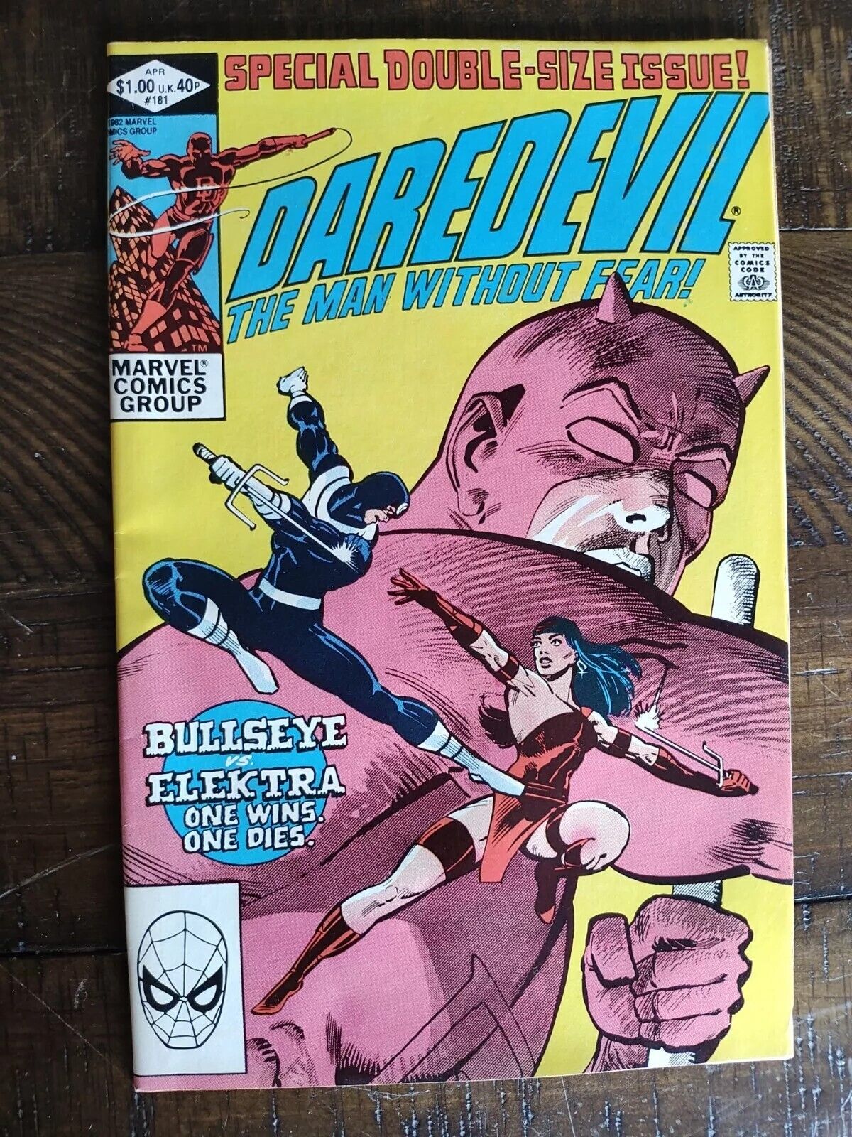 Daredevil #181 1982 Key Issue: Death Of Elektra High Grade