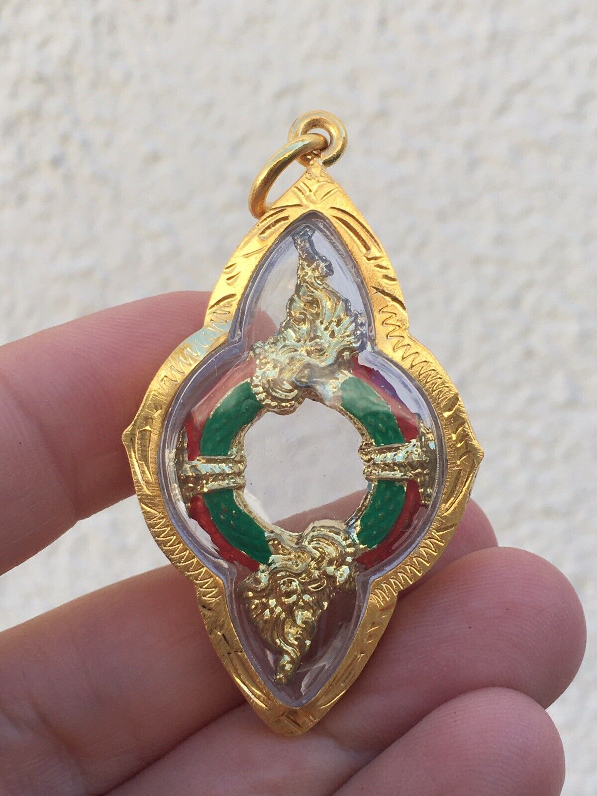 Gorgeous Ngu Kin Hang Naka Sne Amulet Talisman Charm Love Luck Protection