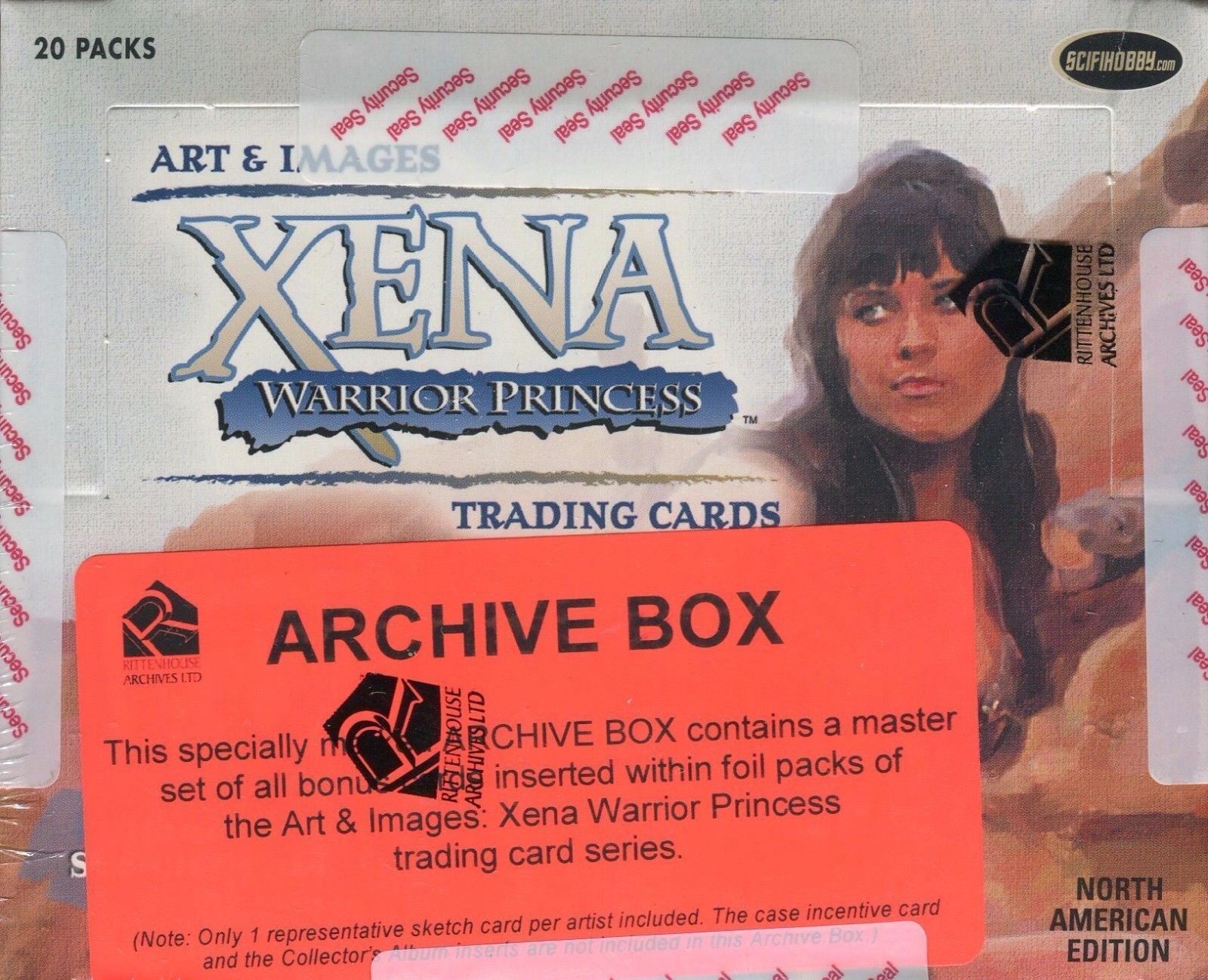 2004 Xena Warrior Princess Art & Images Archive Trading Card Box