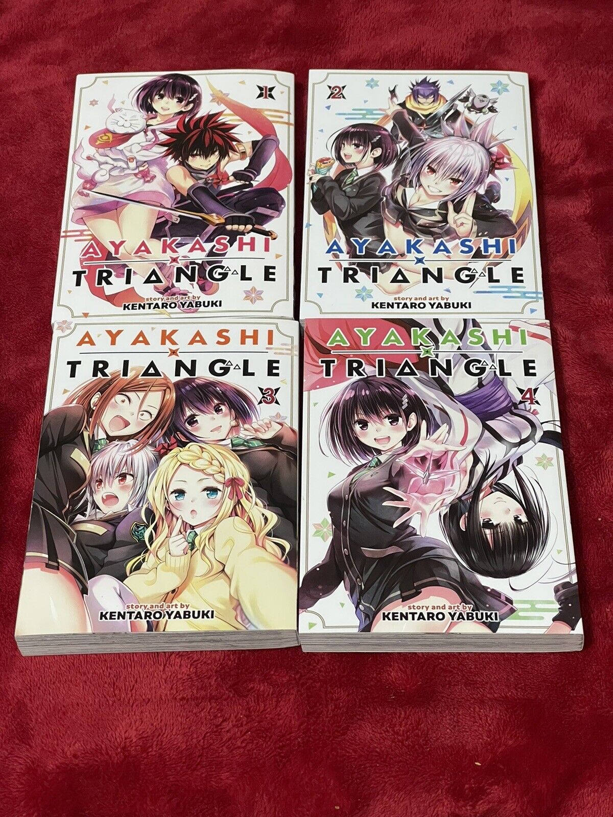 Ayakashi Triangle Vols 1-4 (Paperback, Manga, Read Once)