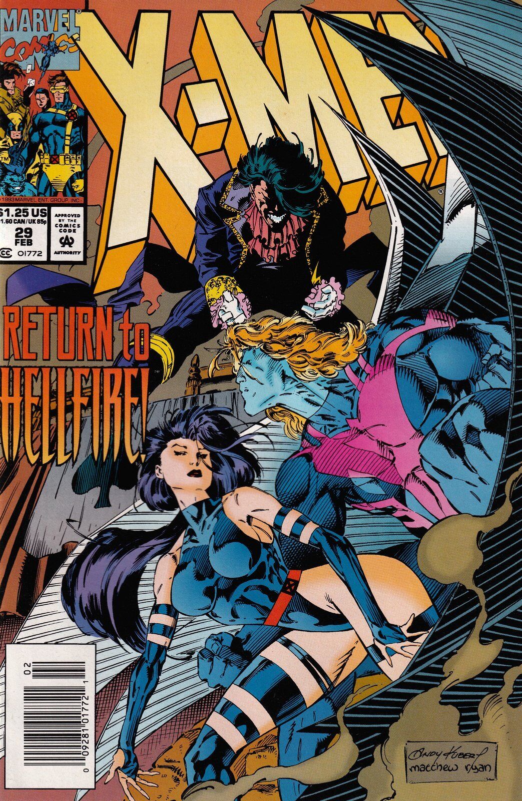 X-Men #29 Newsstand (1991-2001) Marvel Comics