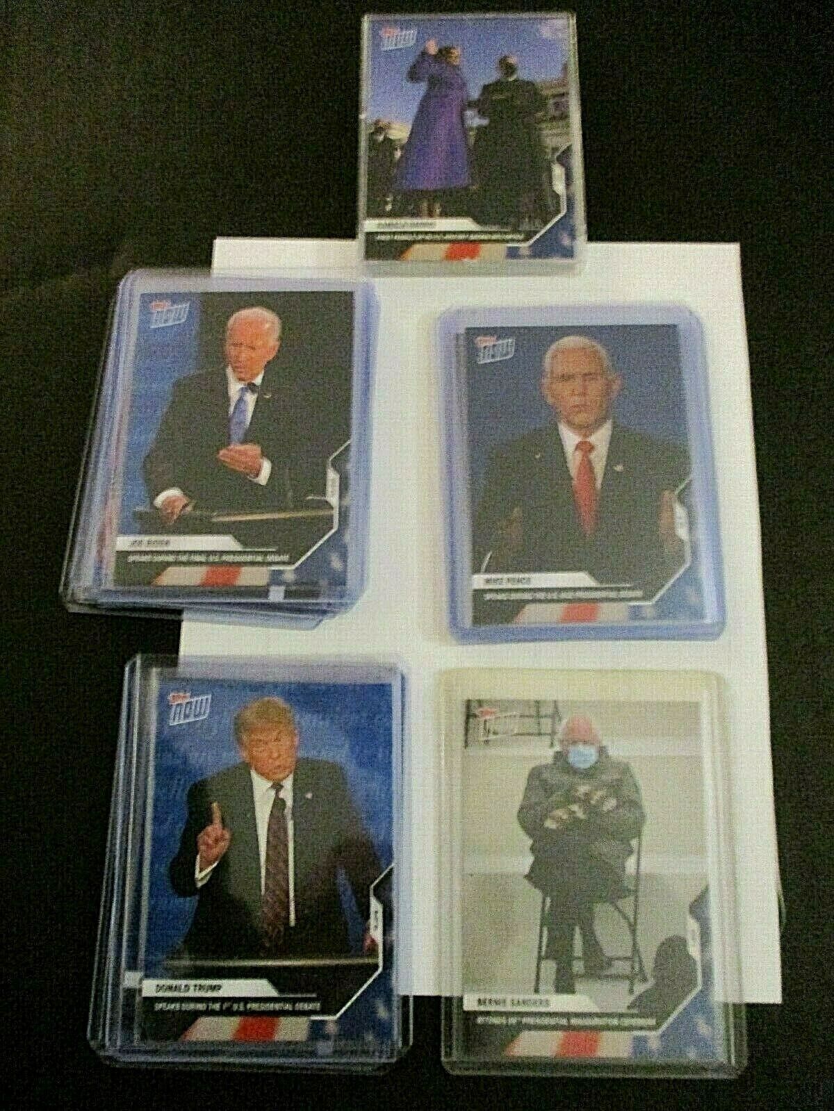 2020 Topps Now Biden/Trump Election Complete set 22 Cards with2 Bernie Sanders