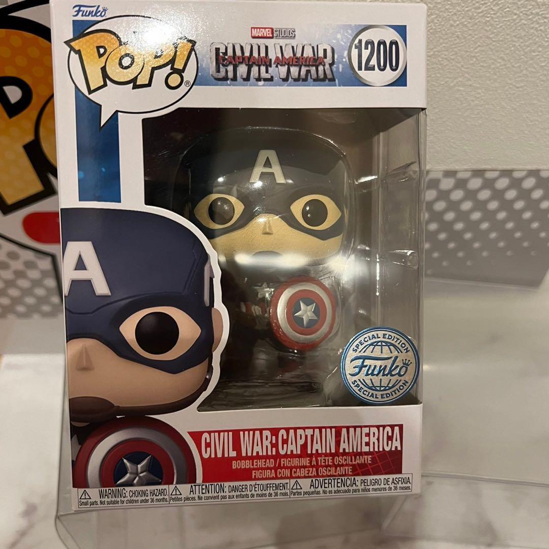 Funko Pop Marvel Civil War Captain America Limited Edition #T597