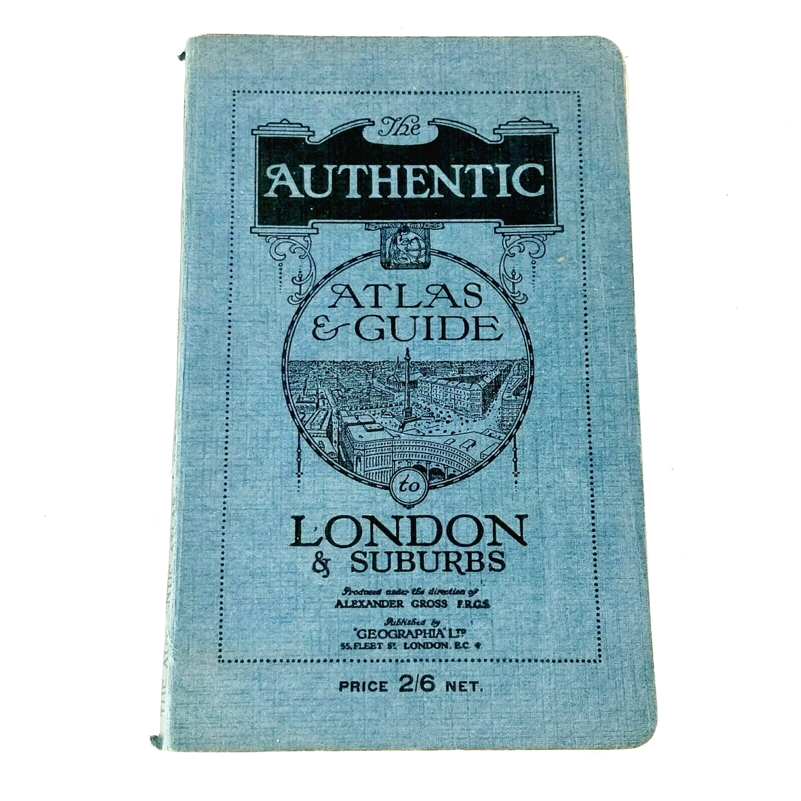 1923 Geographia The Authentic Atlas & Guide To London Suburbs Paperback Cover
